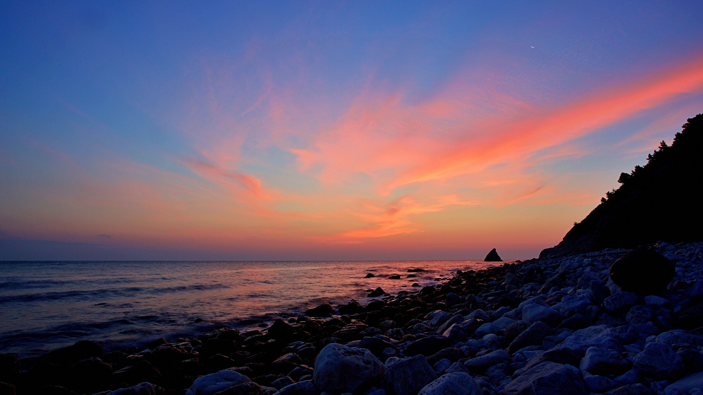 Sunrise over the Conero Riviera