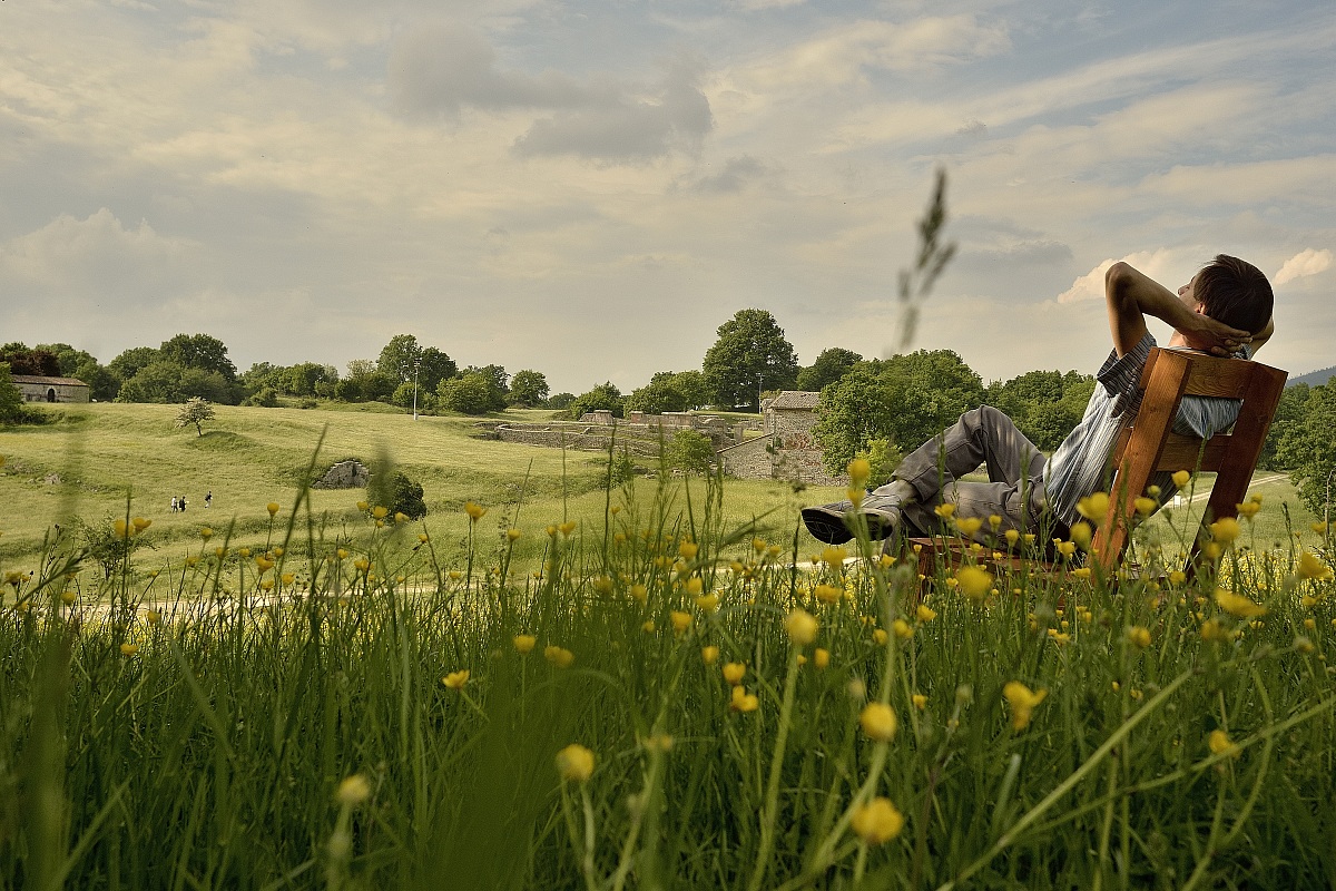 Archaeological site, relax.