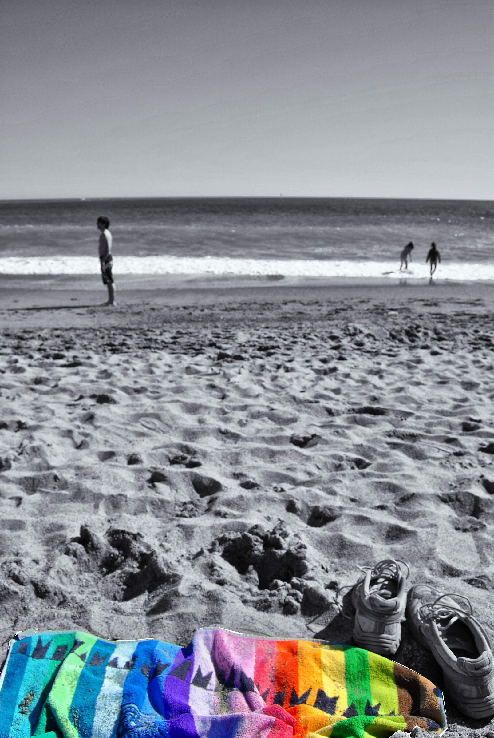 asciugamano policromo