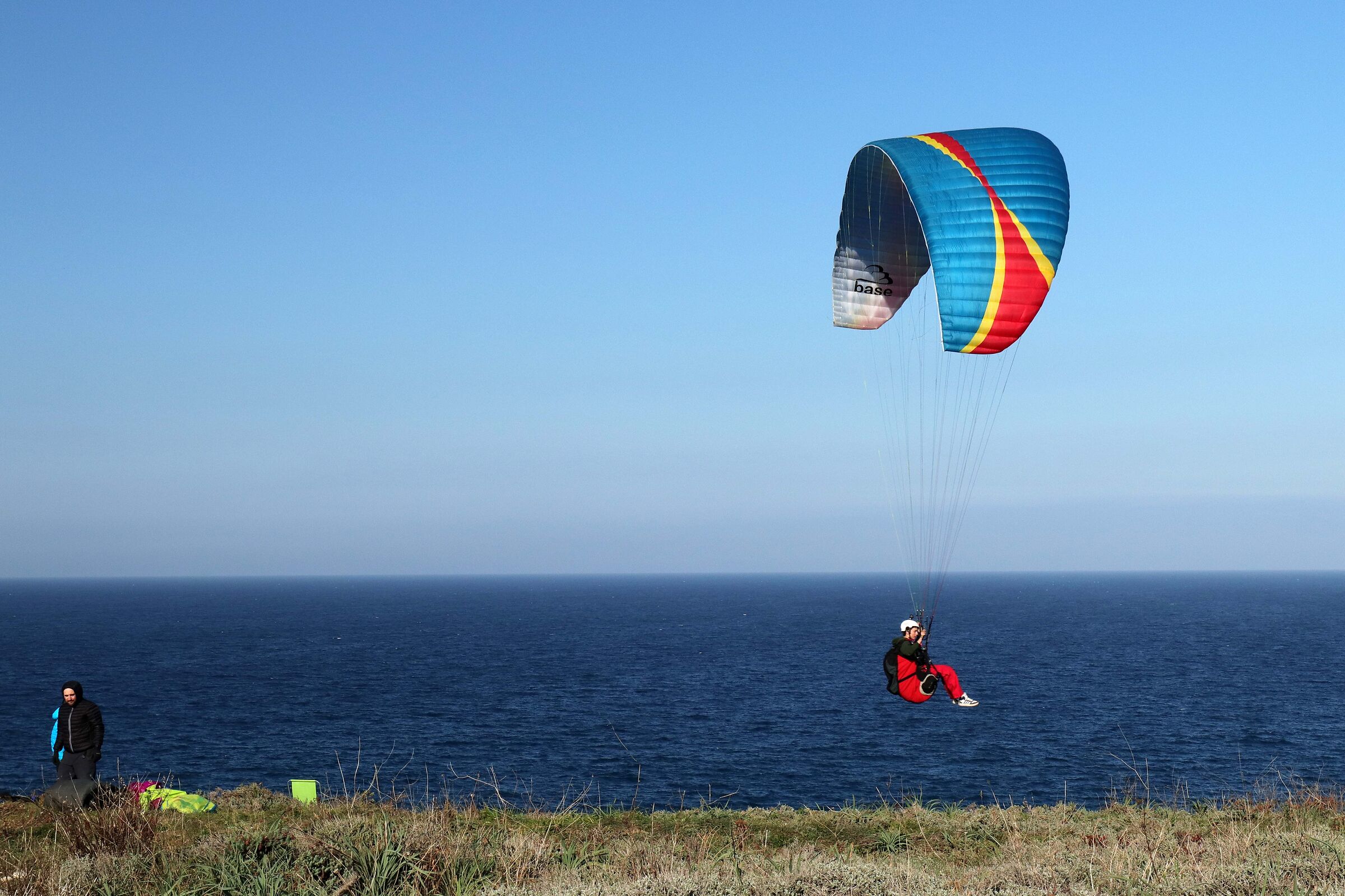 In mid-air...
