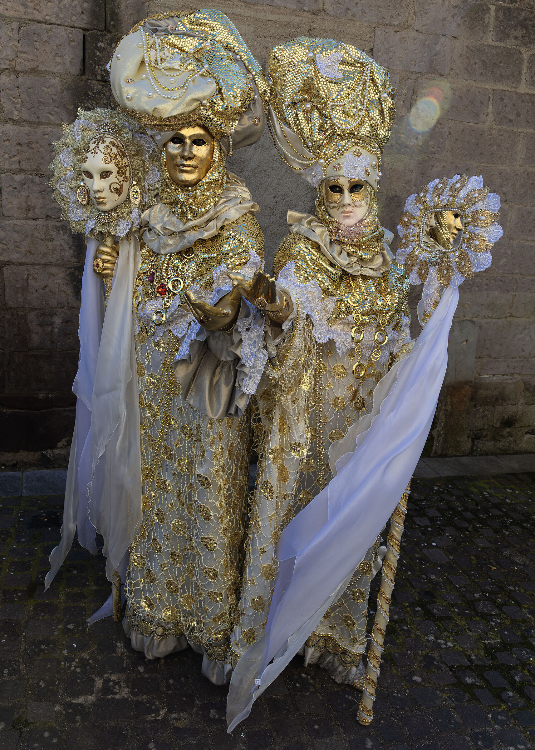 Venetian-style masks