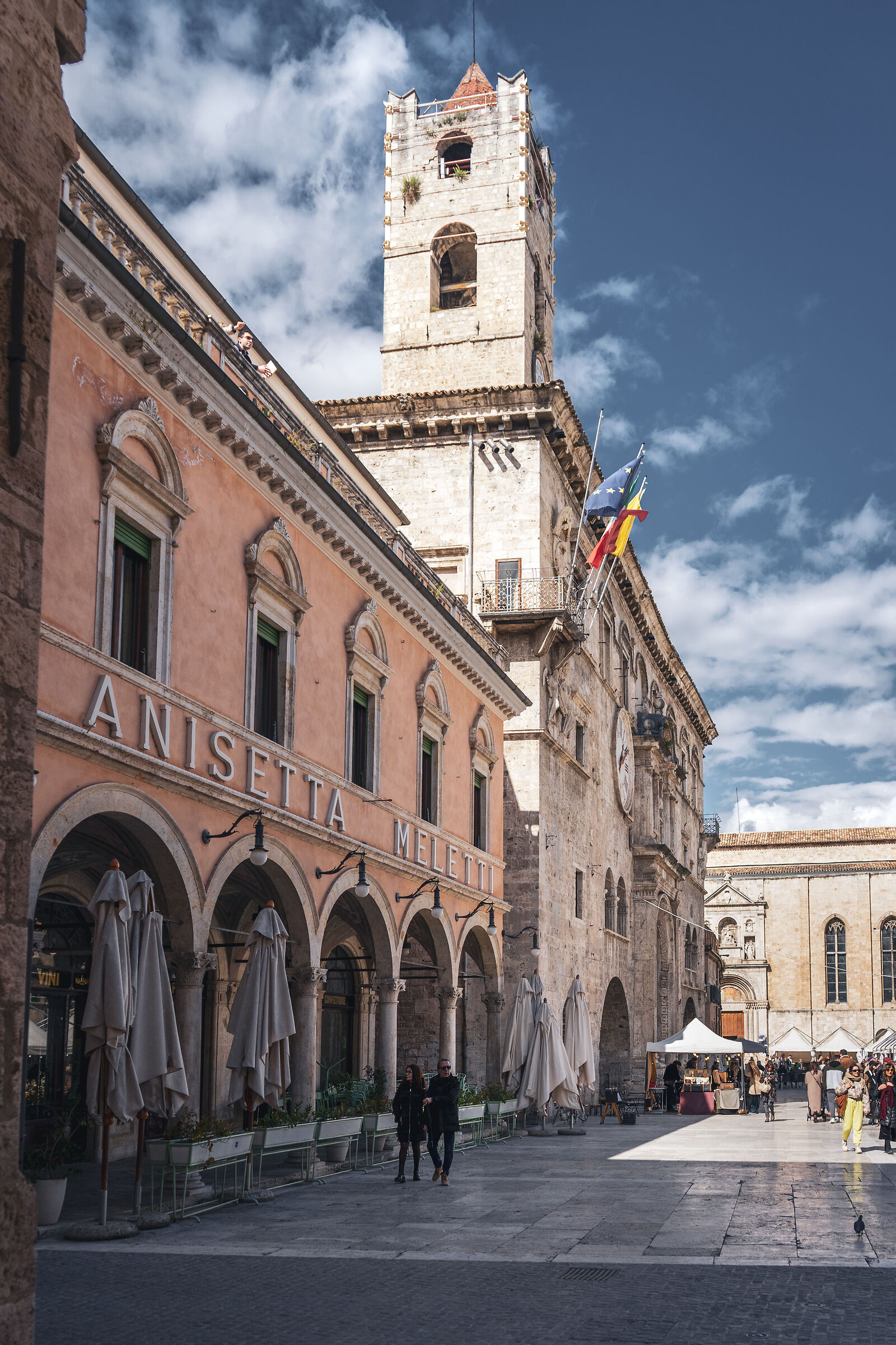 The historic Caffe' Meletti