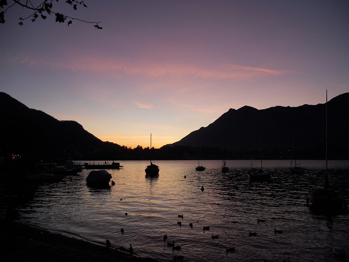 Sunset in Lecco