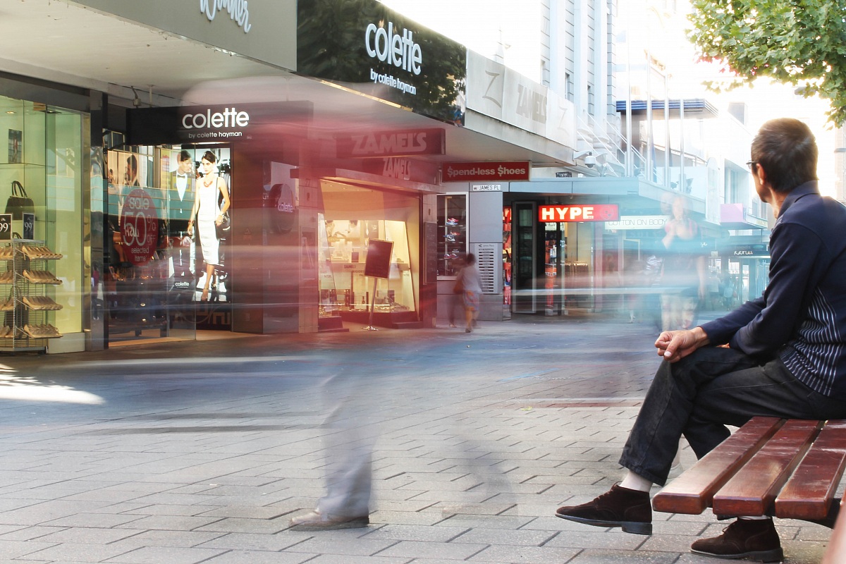 camminando per la strada