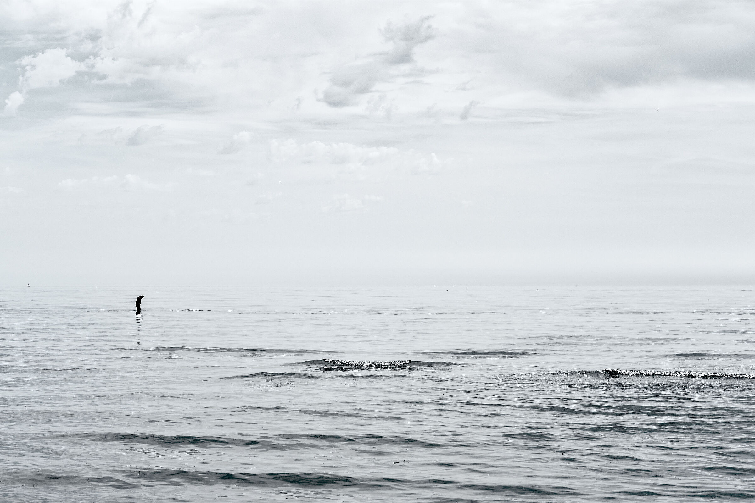 Between water and air