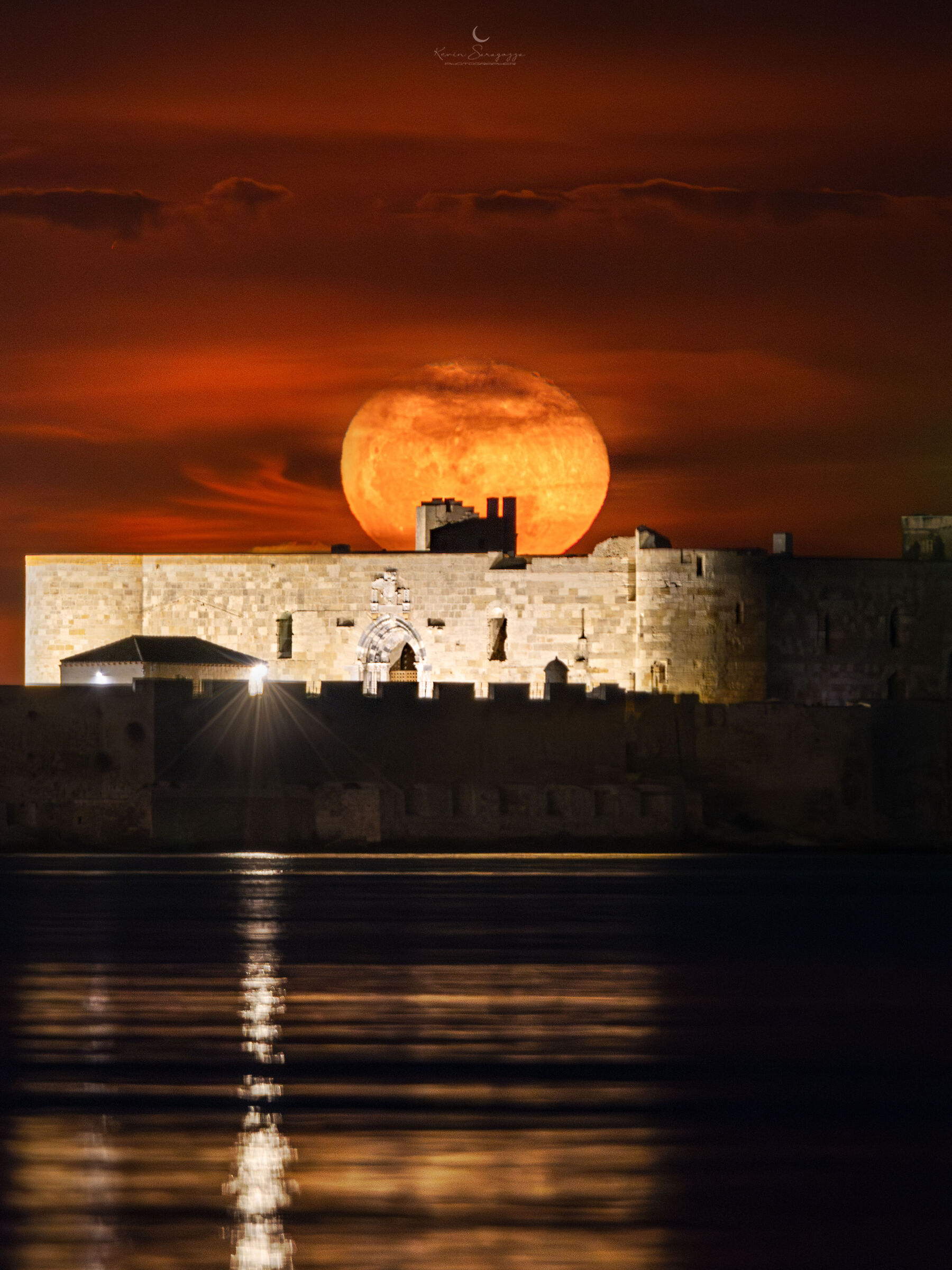 Gibbosa calante sul Castello Maniace 2