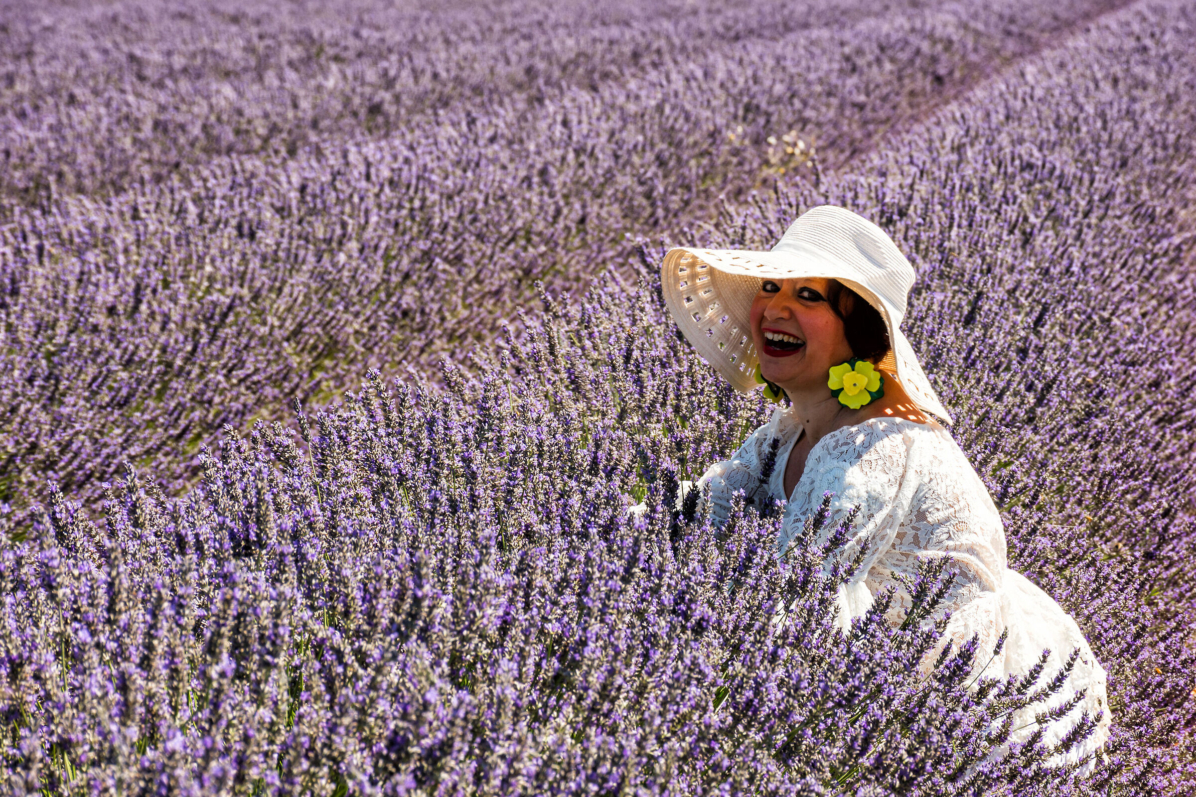 Immersed in lavender