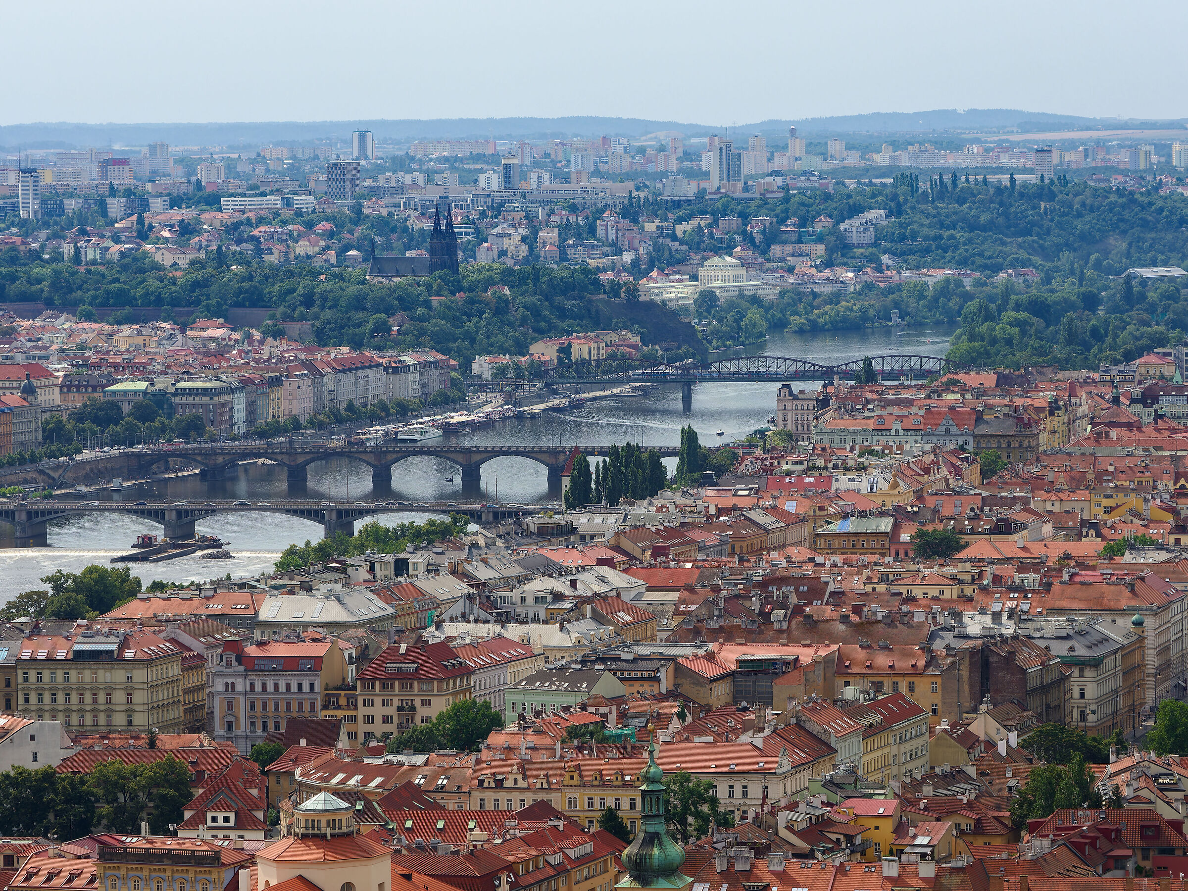 Prague - its bridges to the south