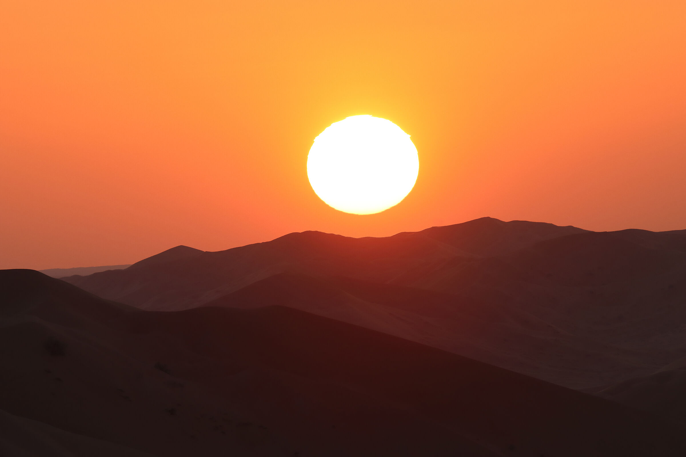 Sunset in Rub al Khali