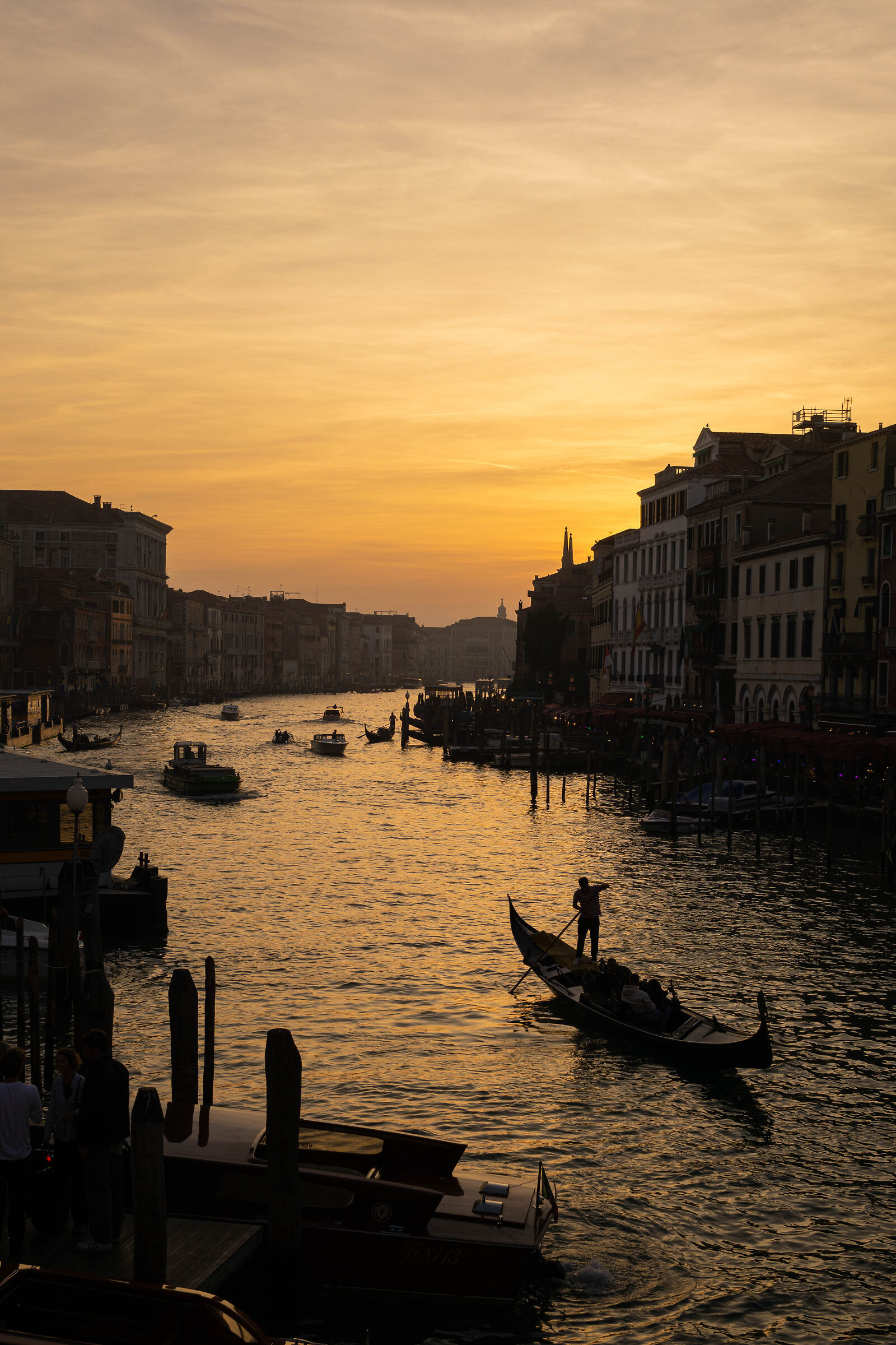 Golden hour al Rialto
