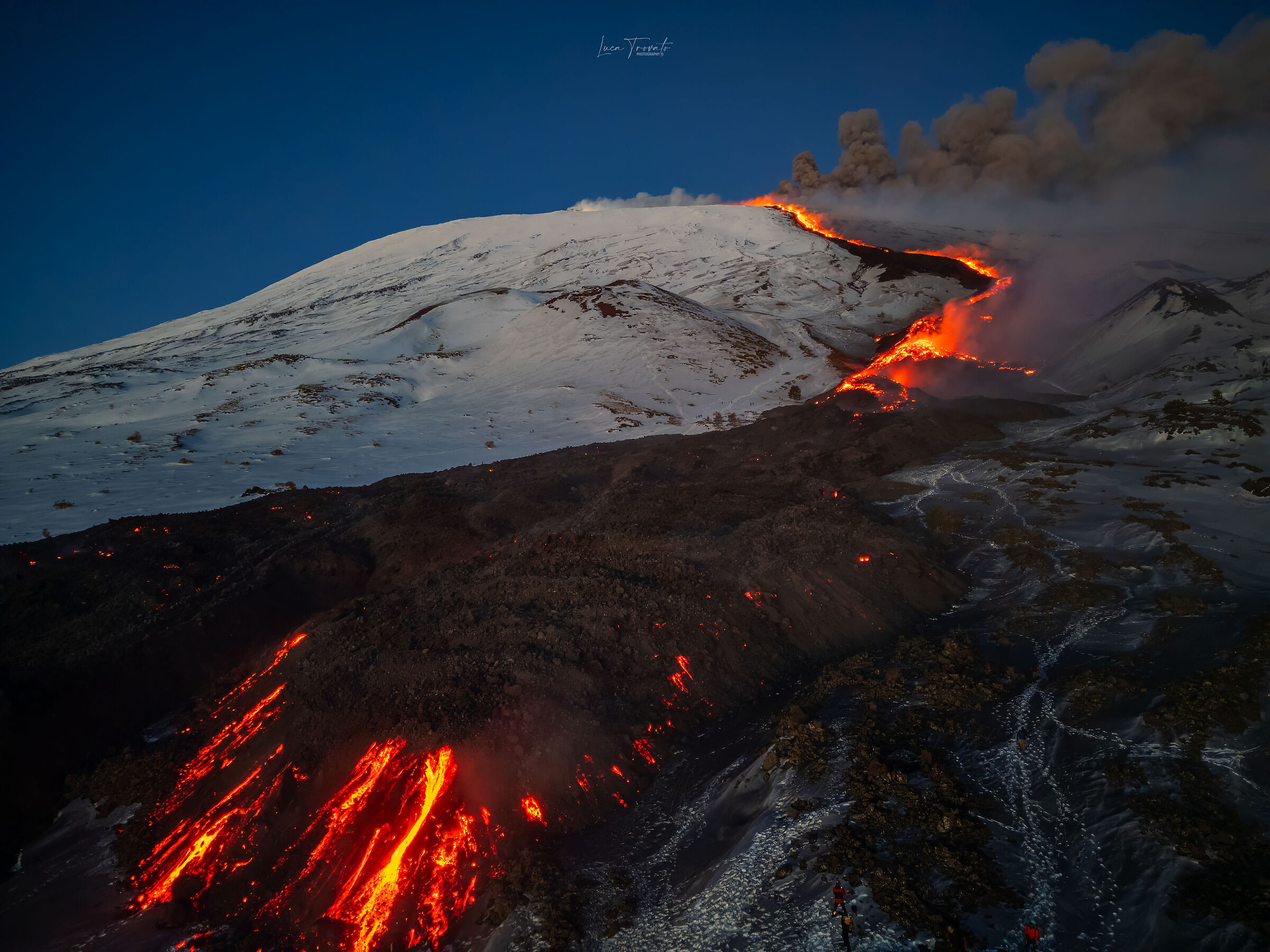 Etna. Eruzione 16 Febbraio 2025.