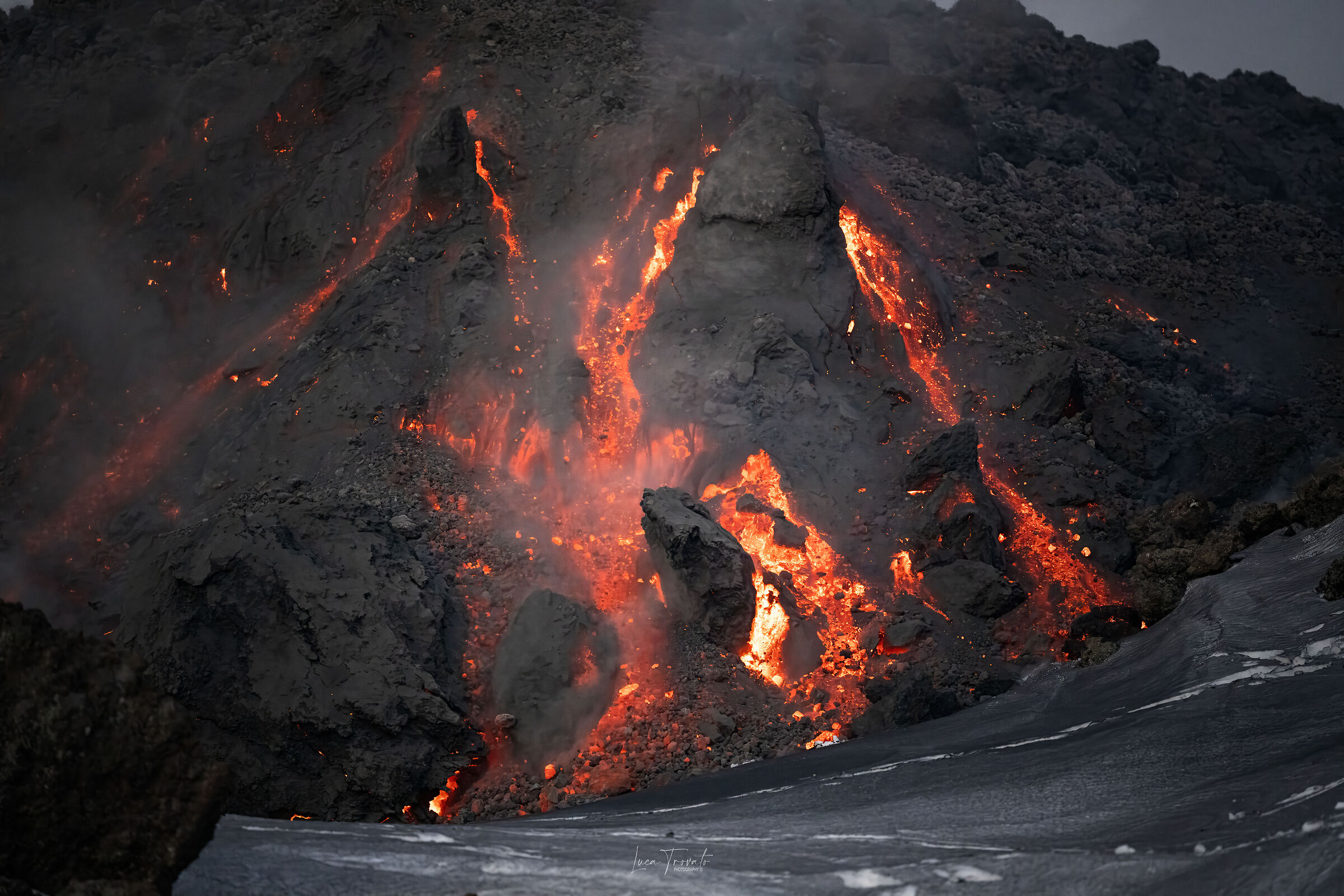 Etna. Eruzione 16 Febbraio 2025.