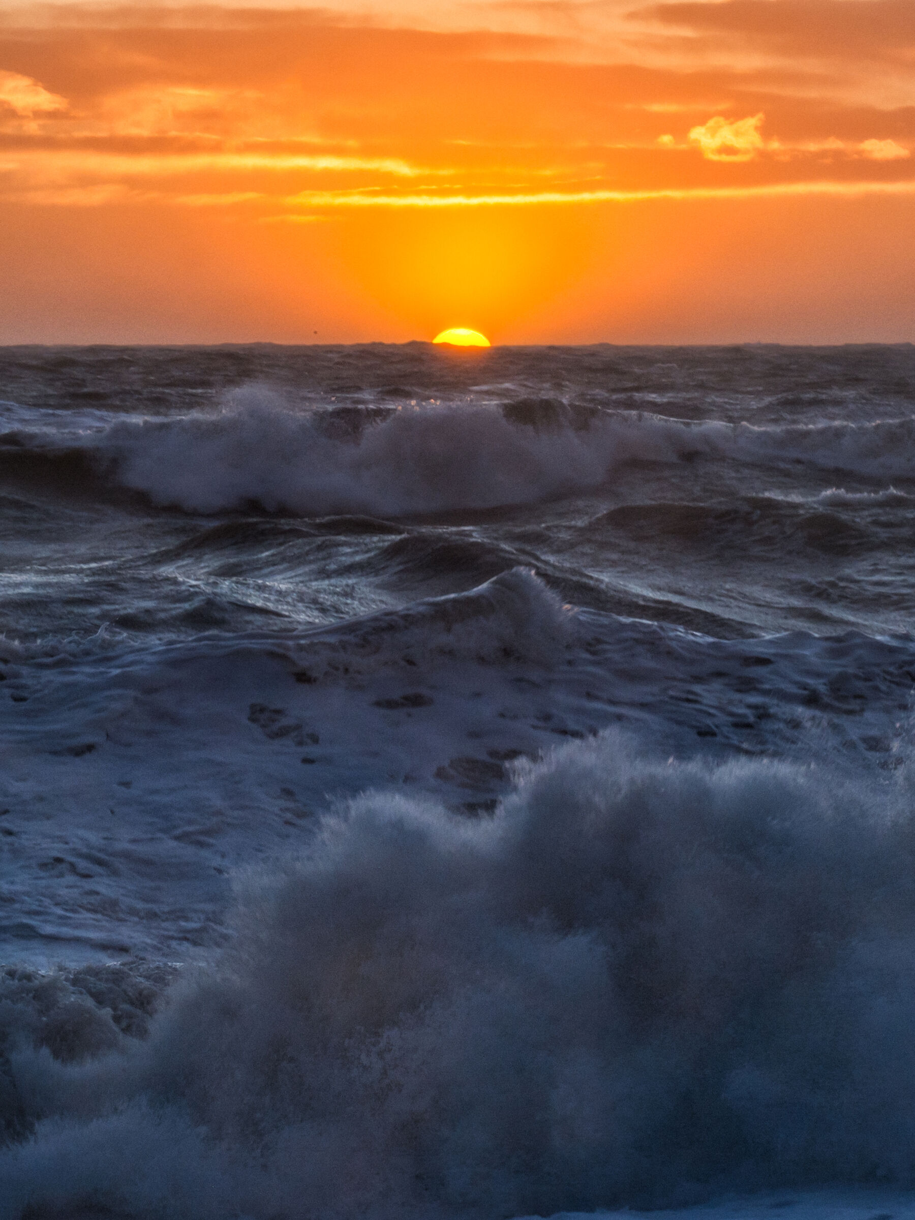 The storm and the sunset