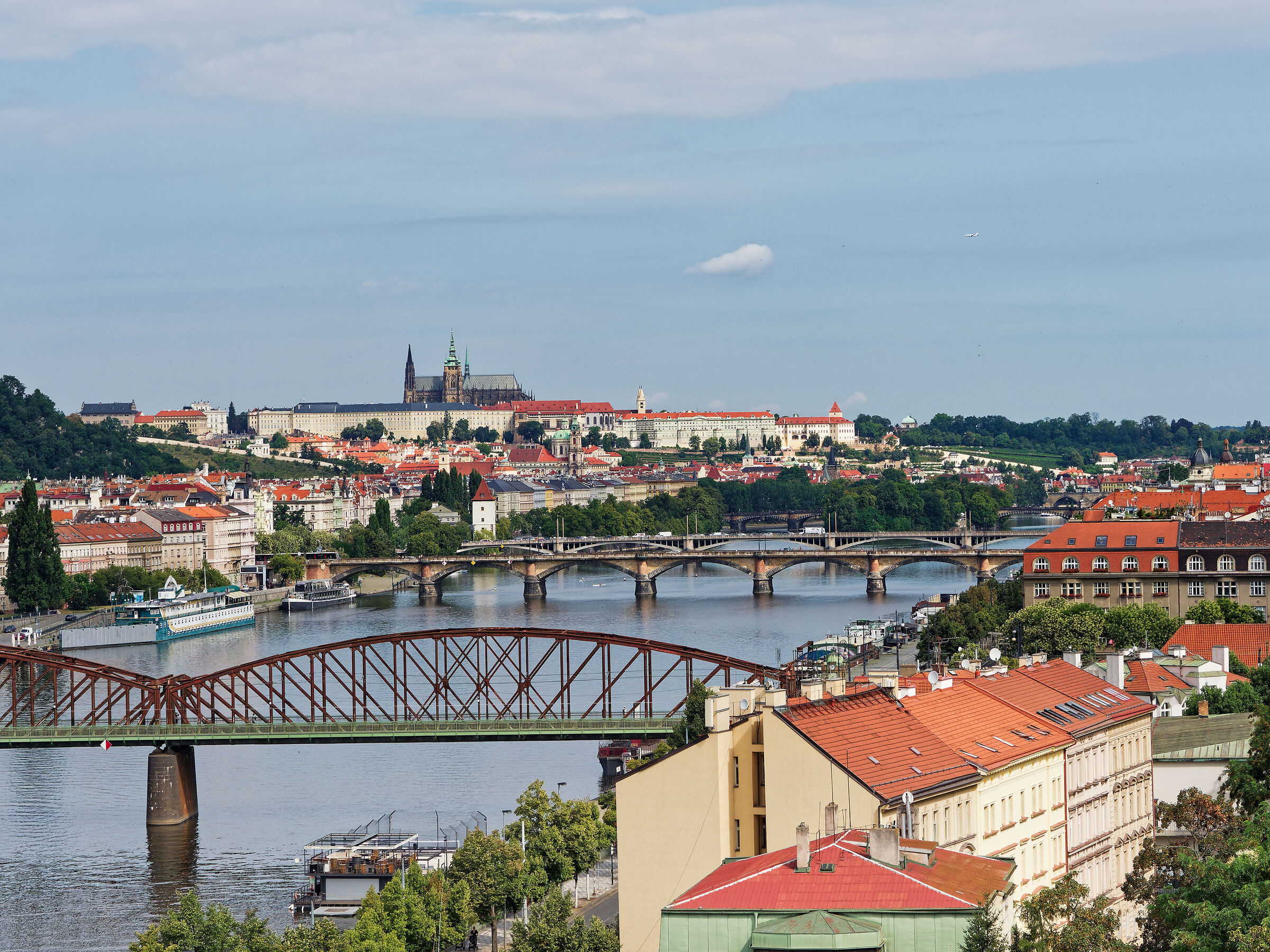 Prague - its bridges and its castle