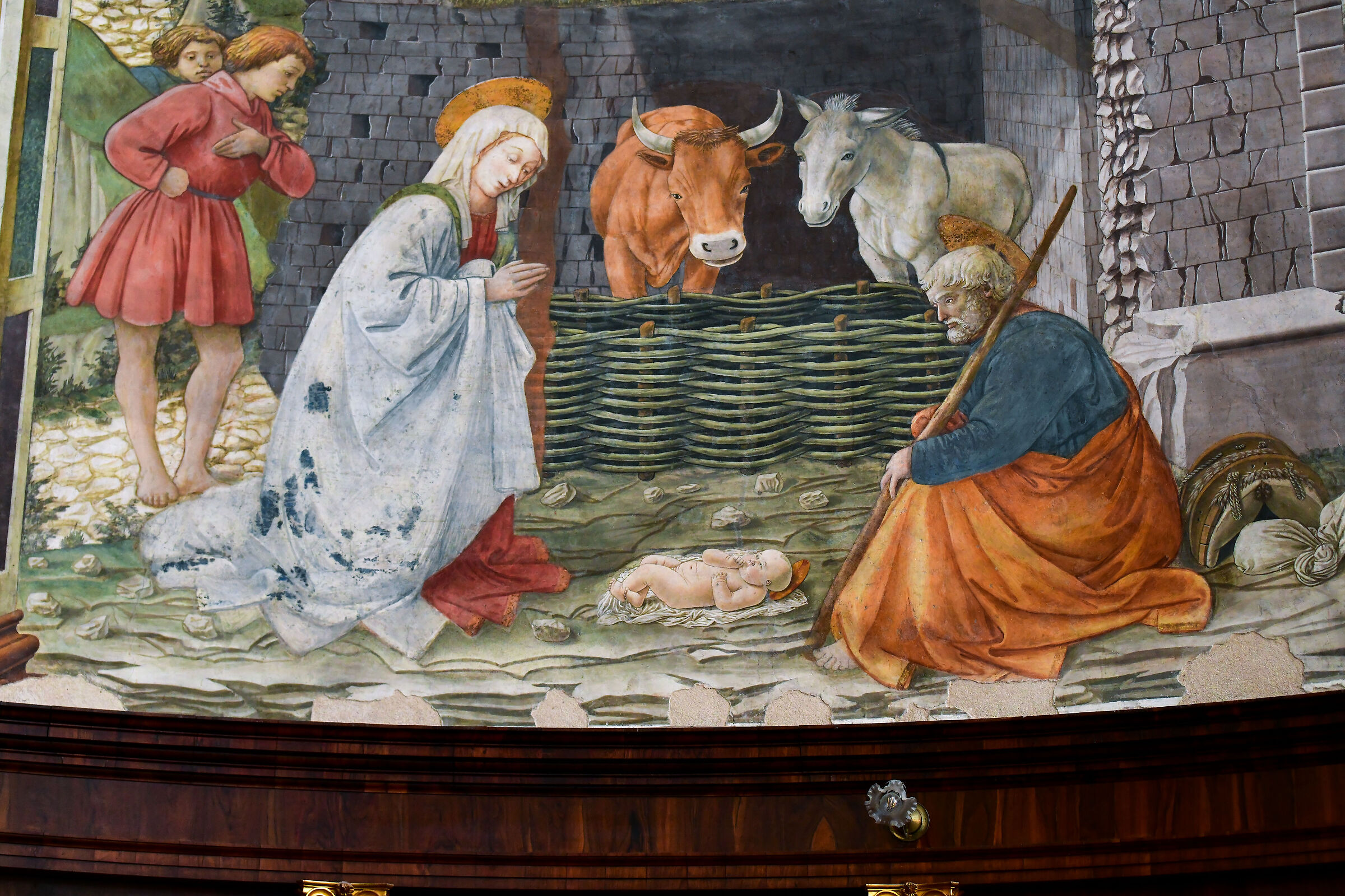 Duomo Spoleto-Fresco by Filippo Lippi