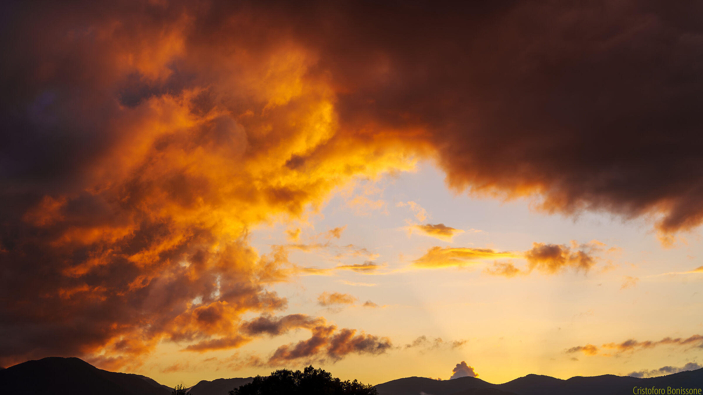 Tramonto in Valle Reatina