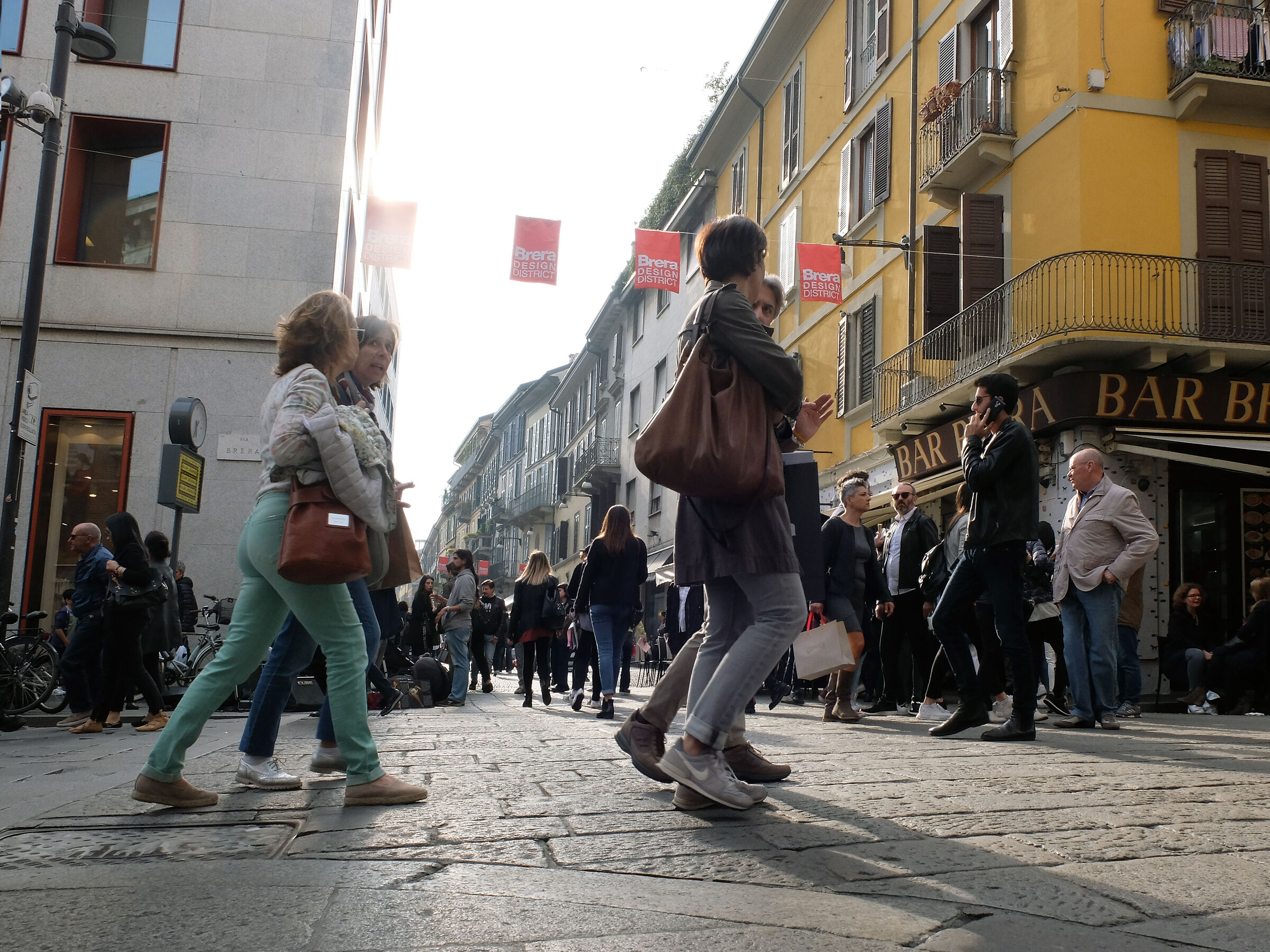a passeggio in Brera