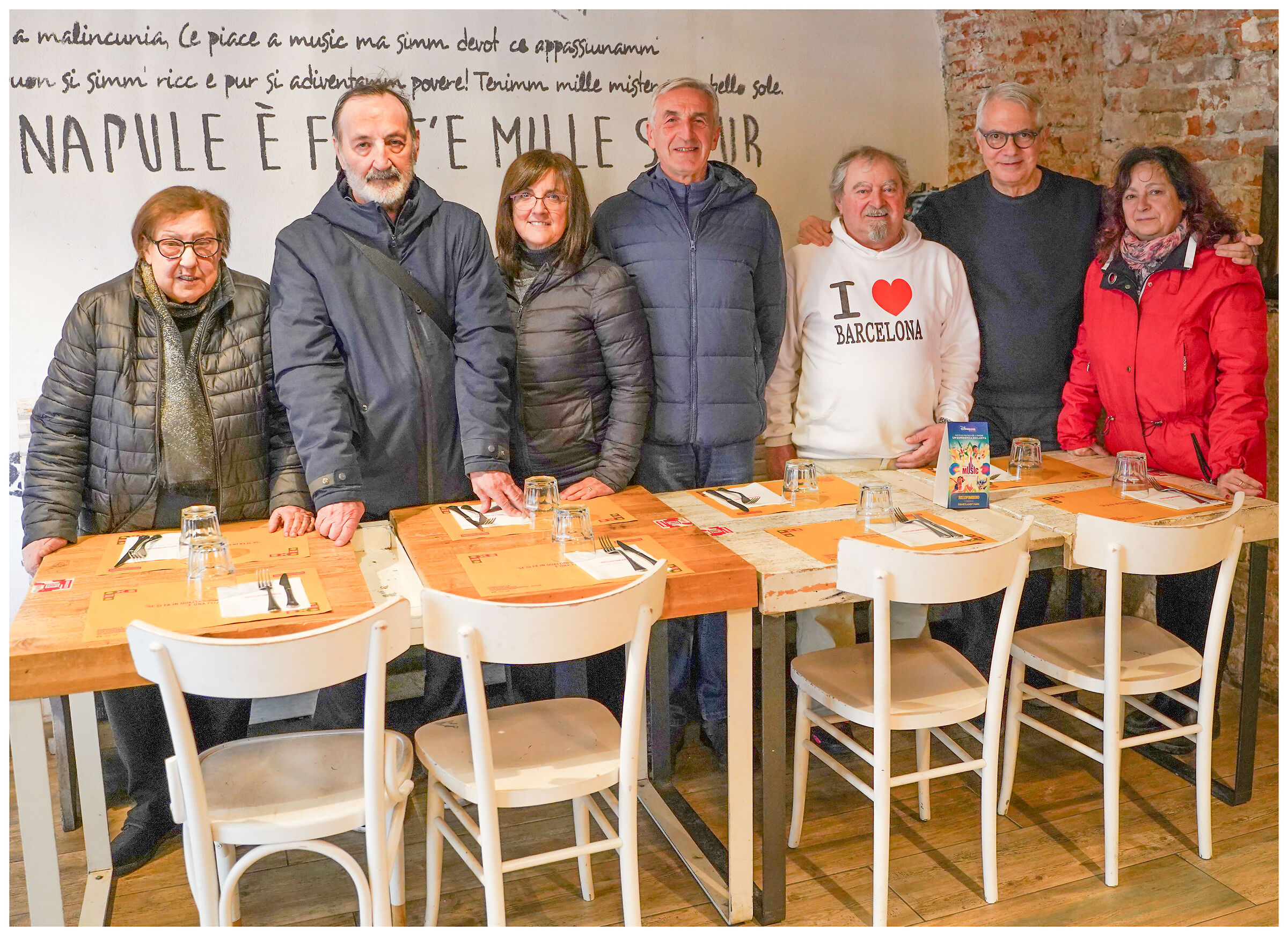 A mini reunion at Rosso Pomodoro