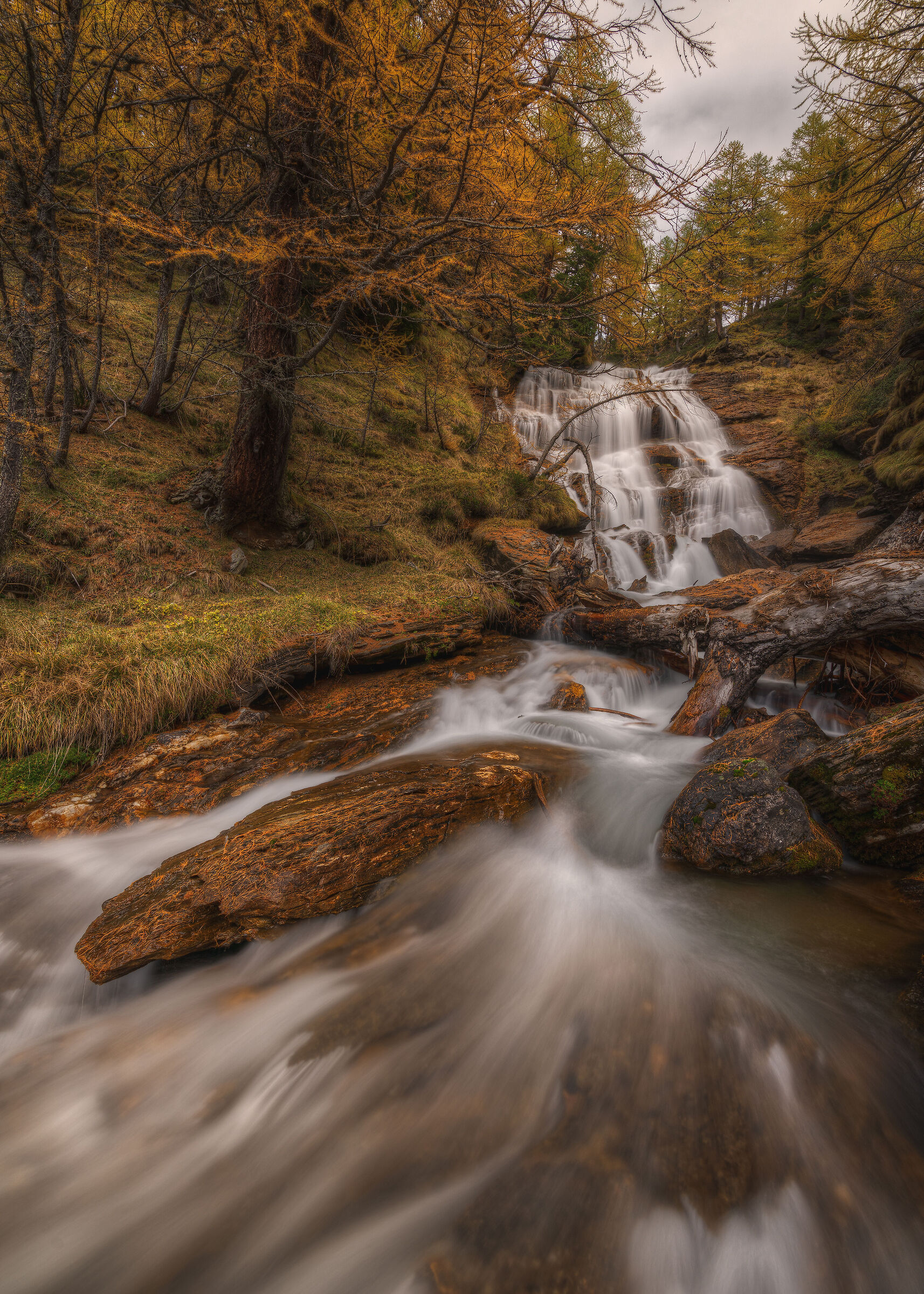 Waterfall at Alpe Veglia