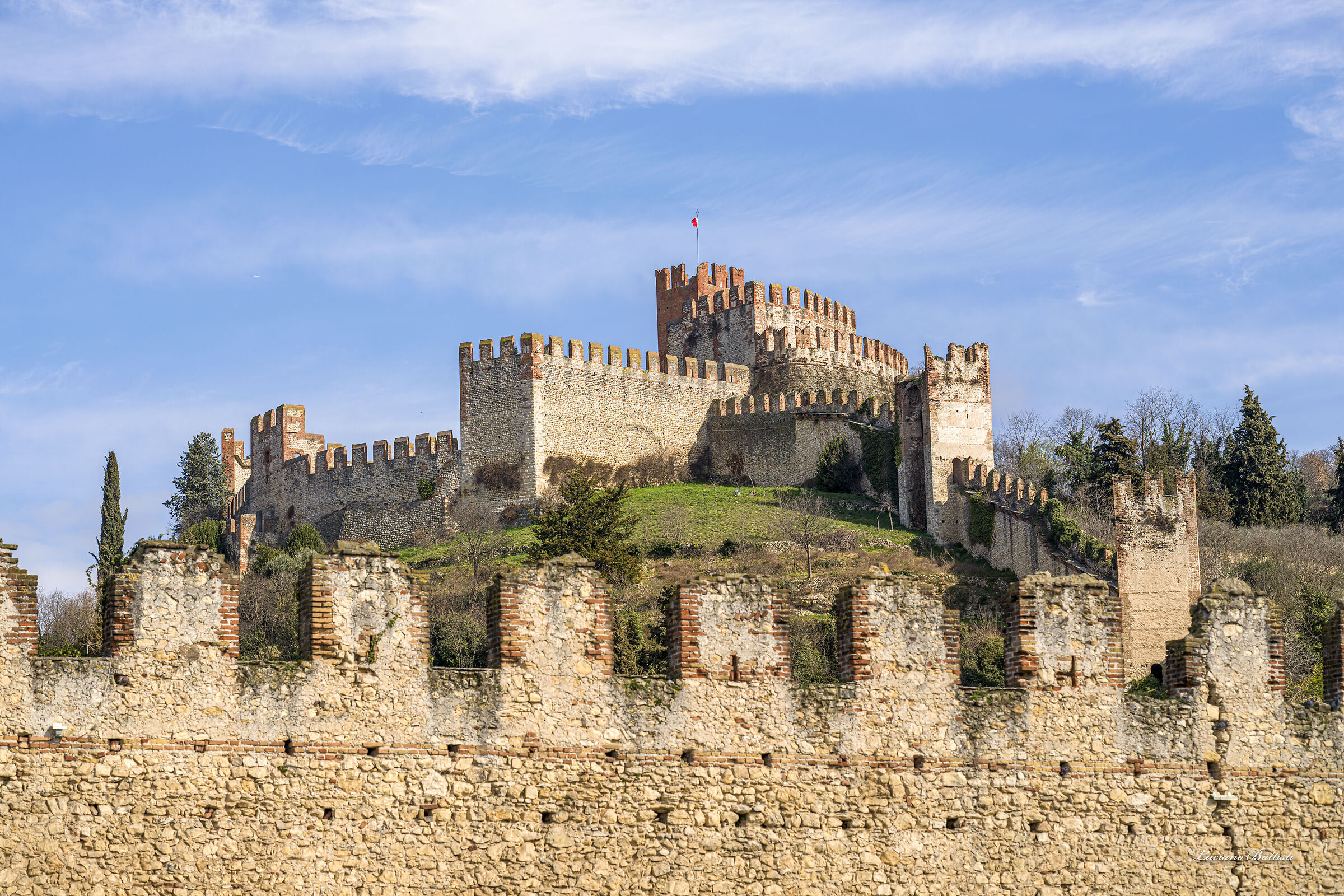 The castle seen from below