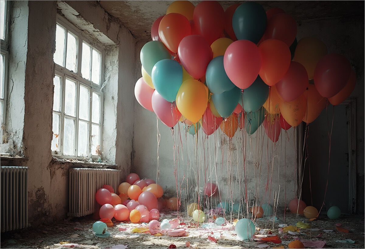 Balloons always make you happy