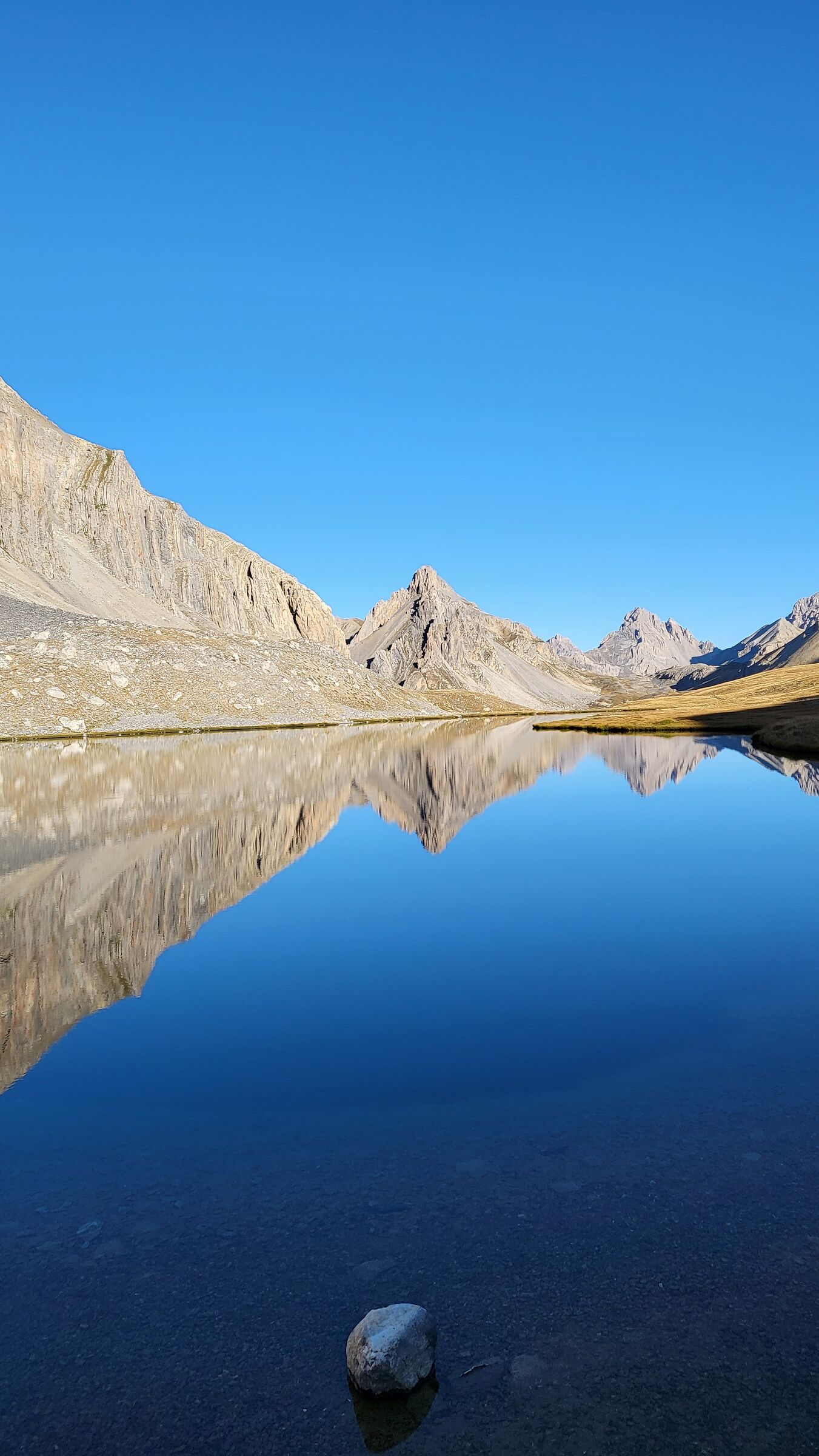 Monte Oronaye con Lago Di Roburent