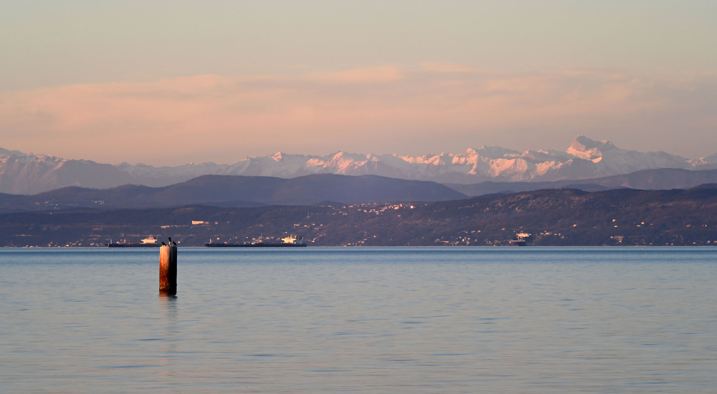 vista monte Triglav da Izola