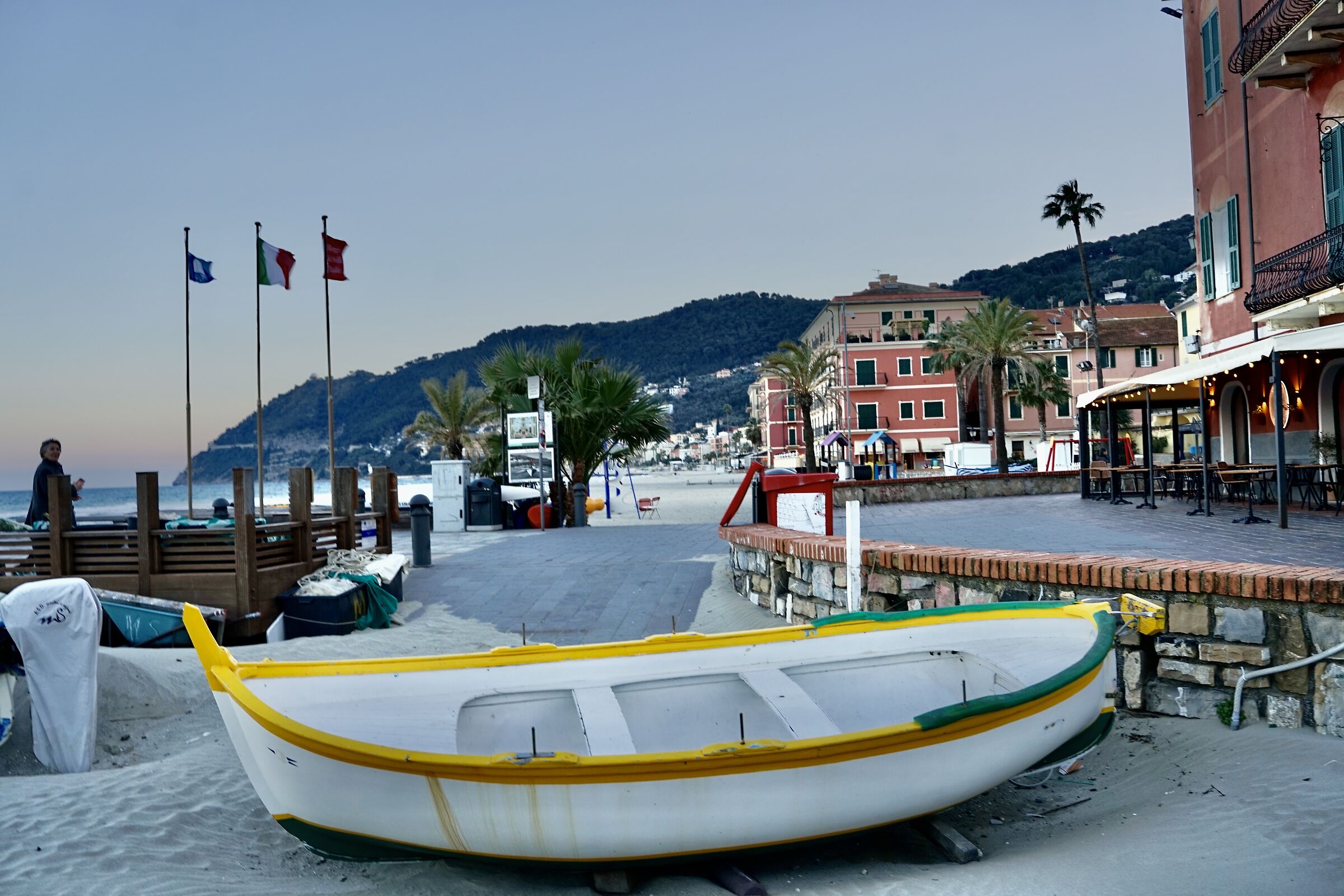 Laigueglia, Liguria, on a warm March evening...