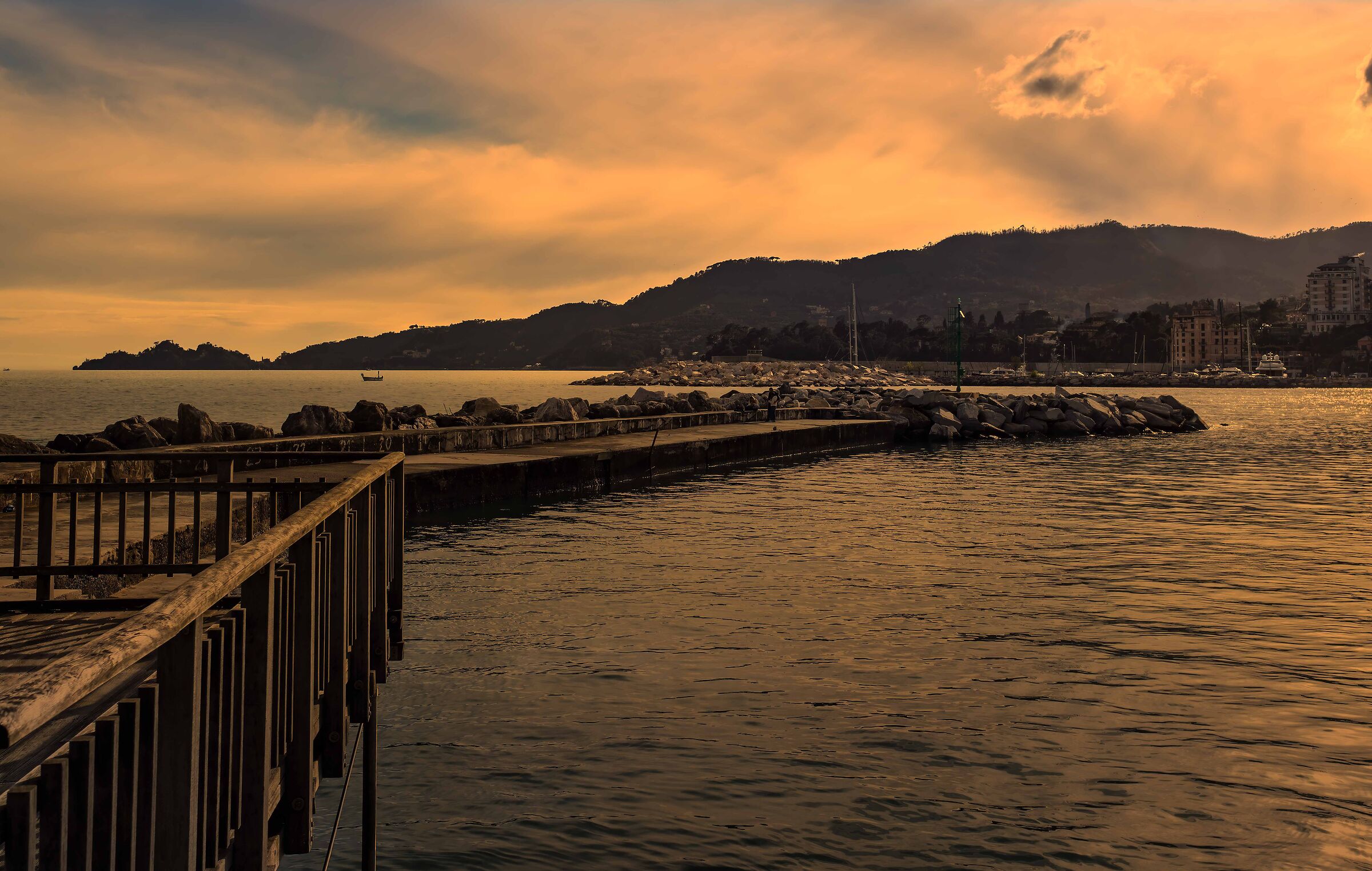 And there in the middle of the sea