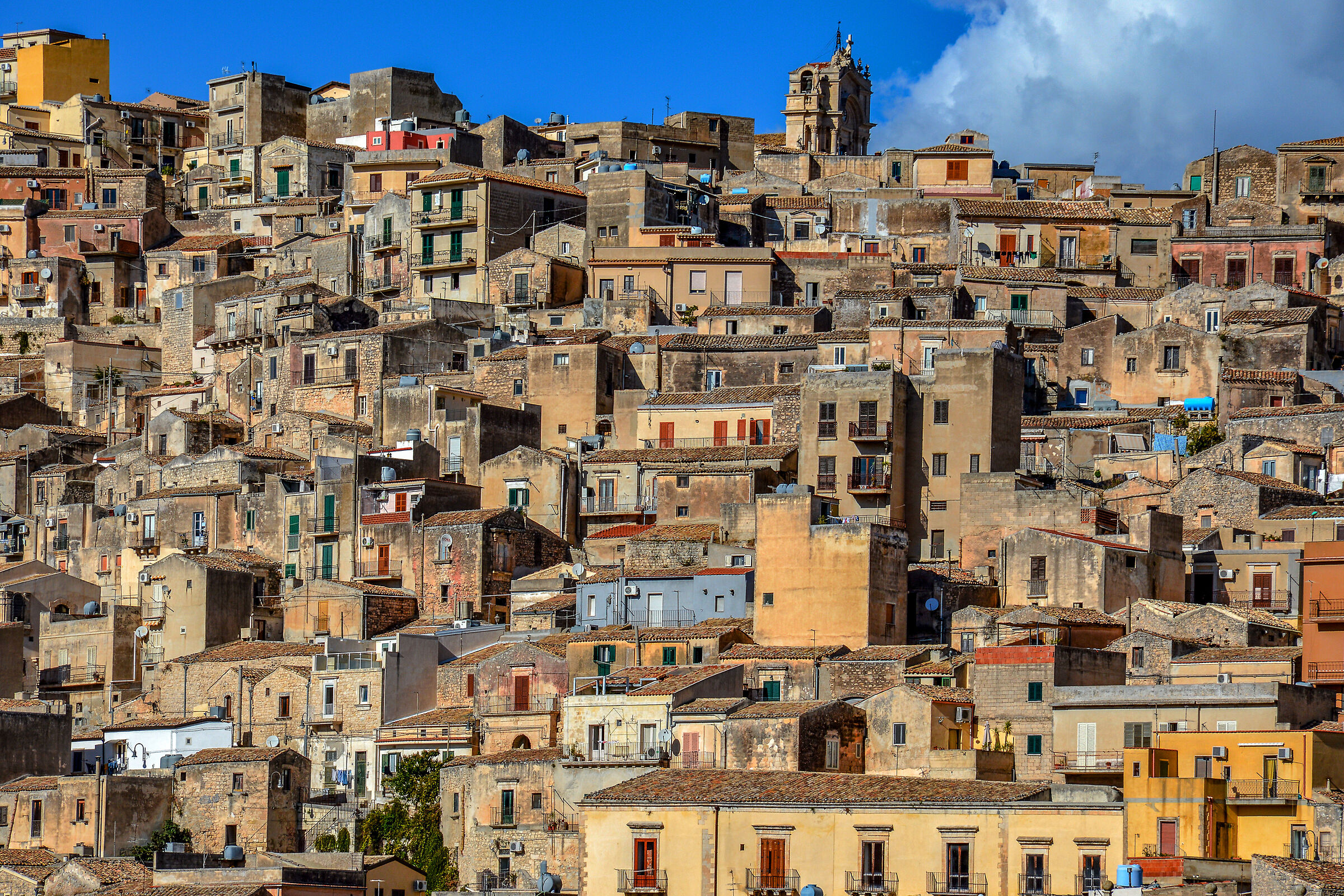 Agglomeration of houses