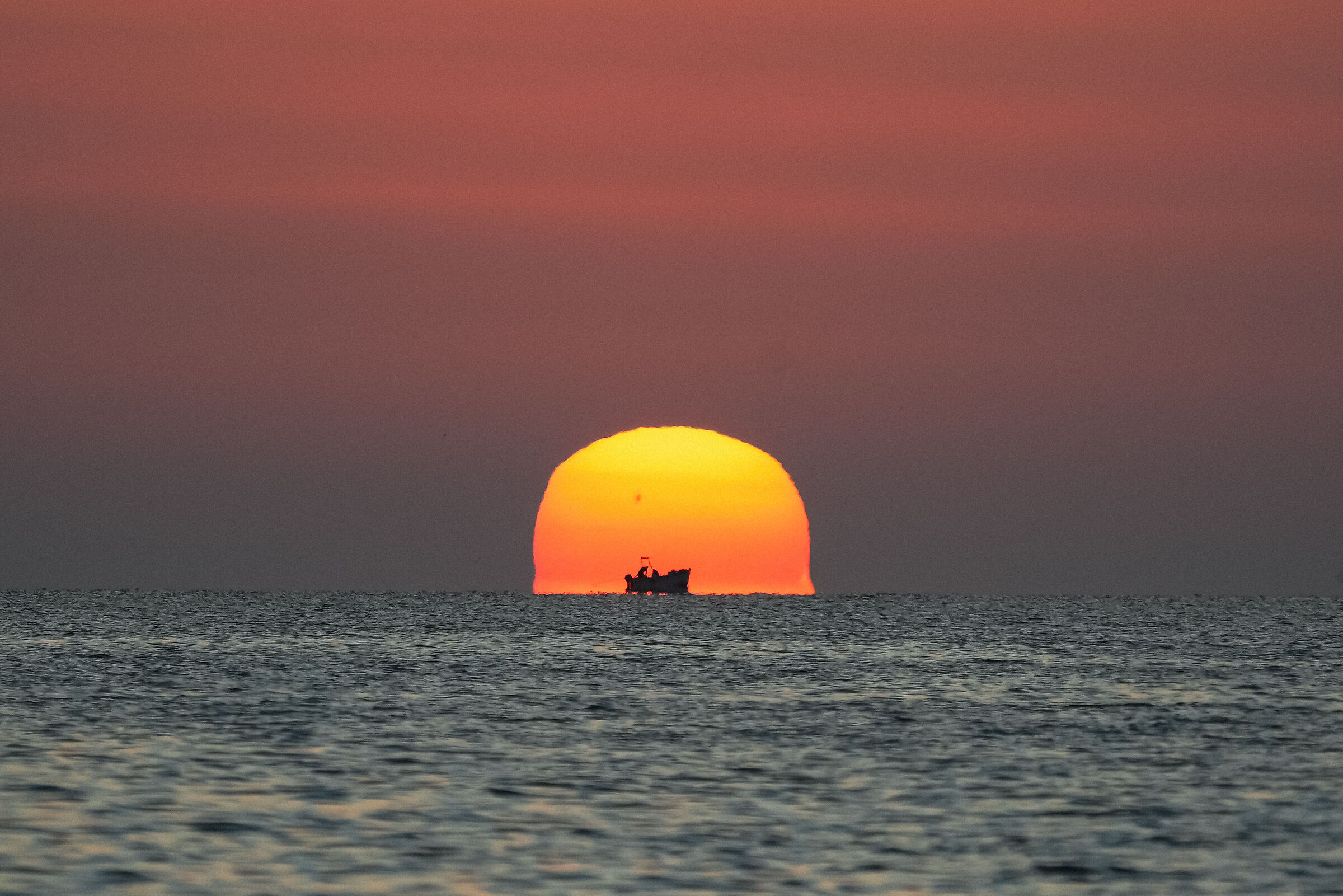Fishermen in the sun