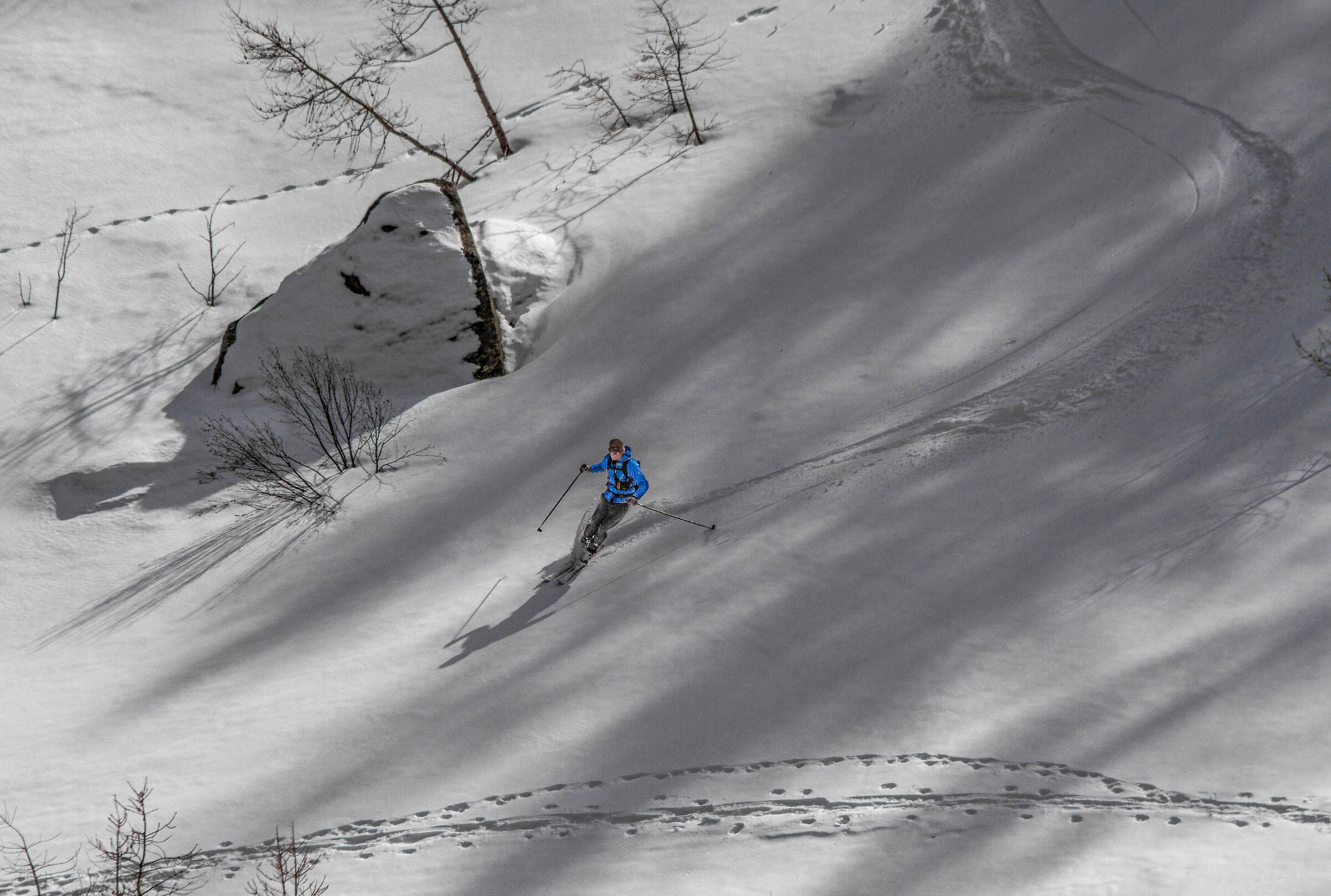 fuori pista al gran paradiso