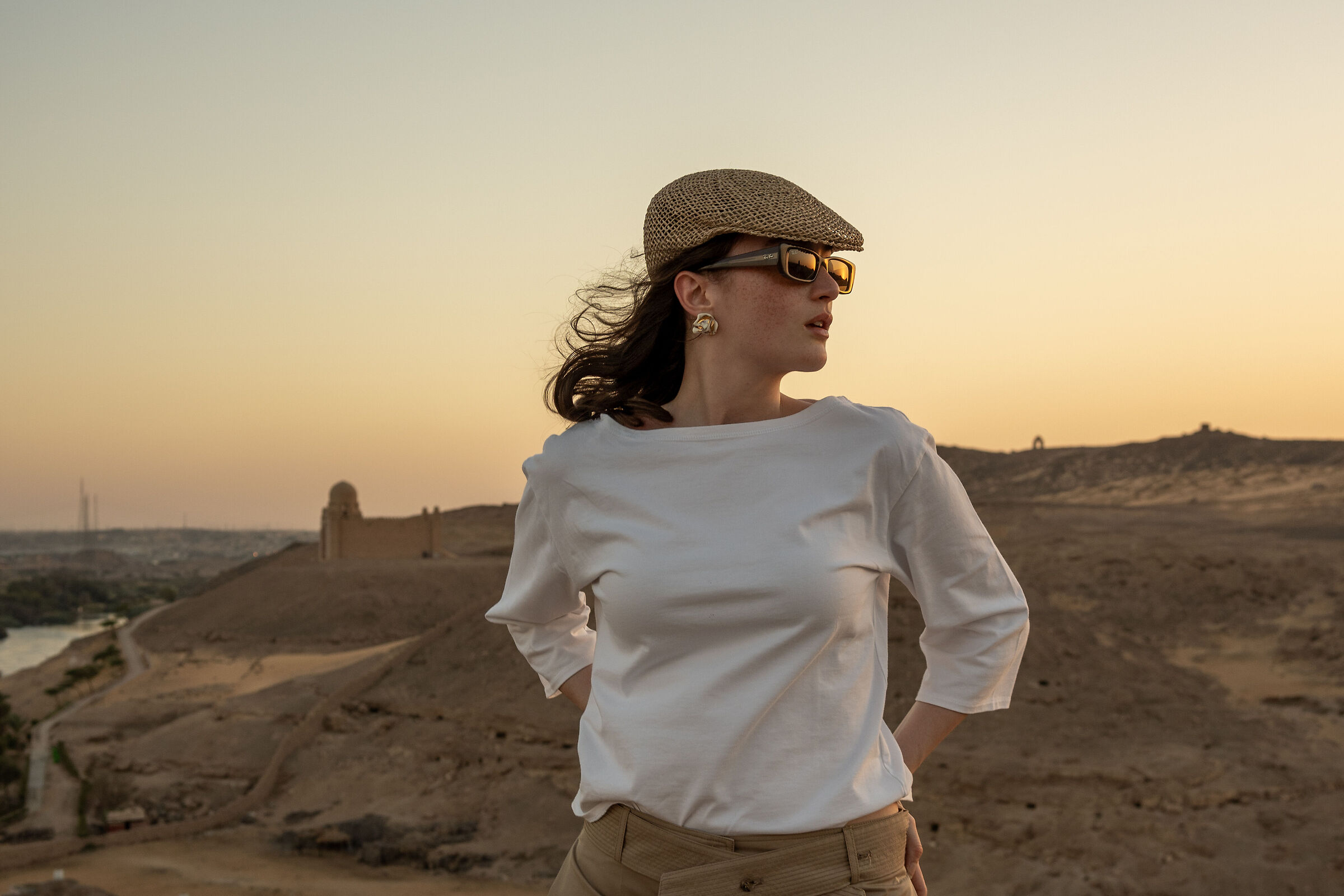 Aswan Dunes at sunset