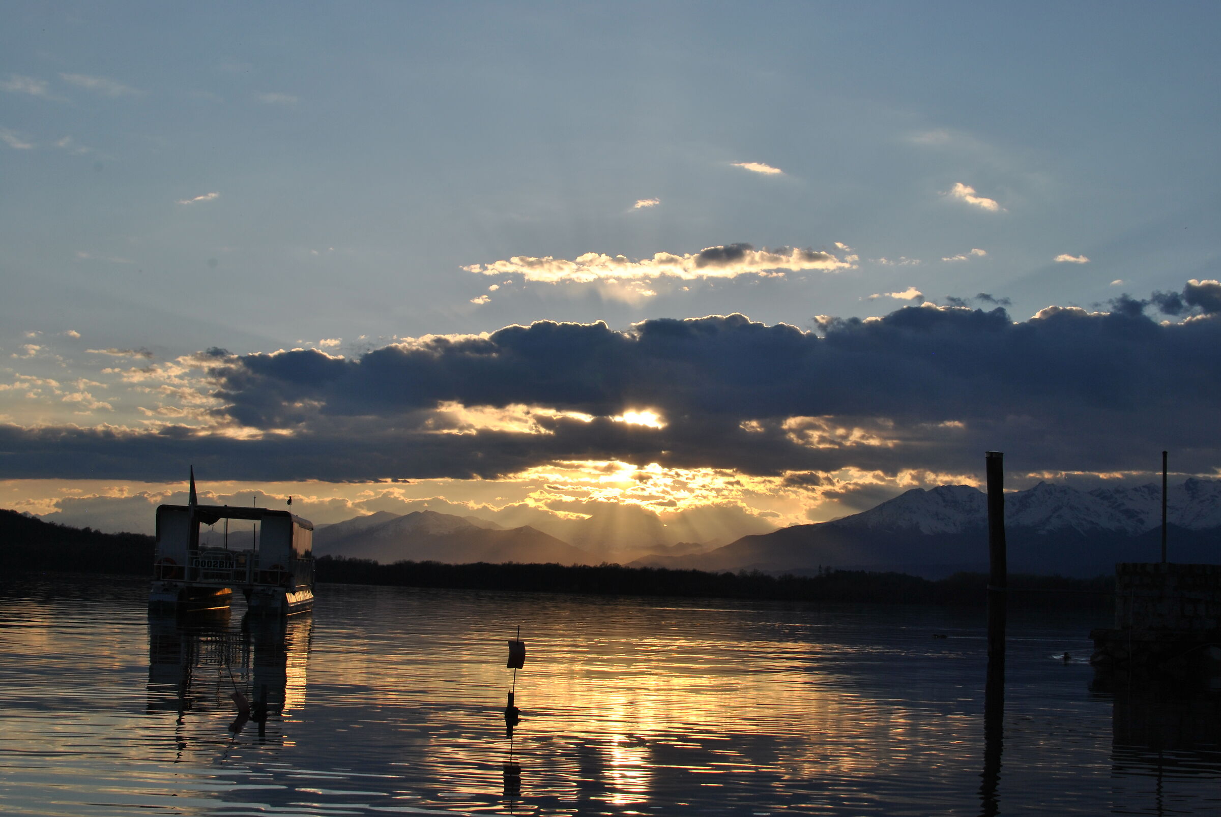 Sunset to touch peace