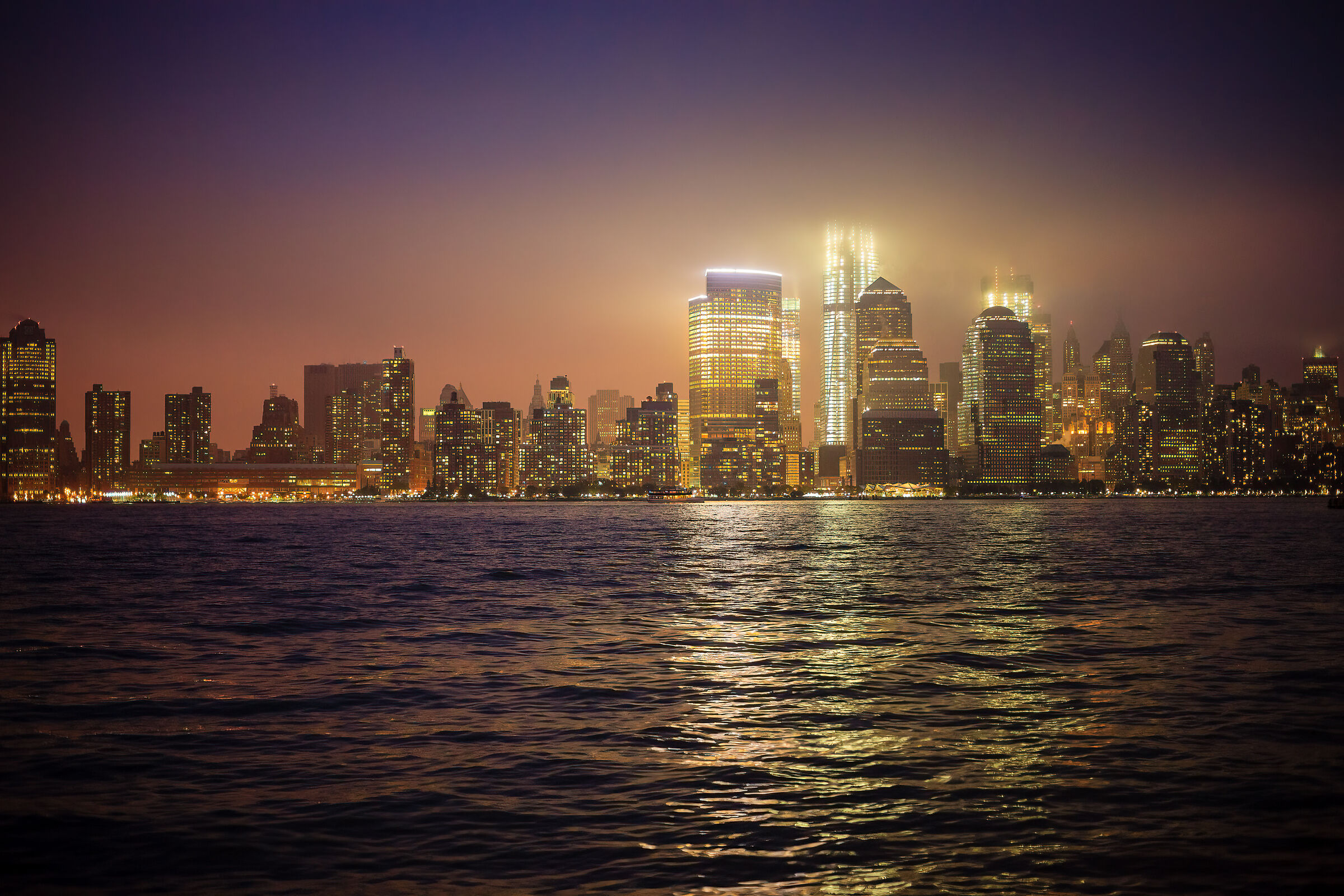 Vista da Newark su Manhattan