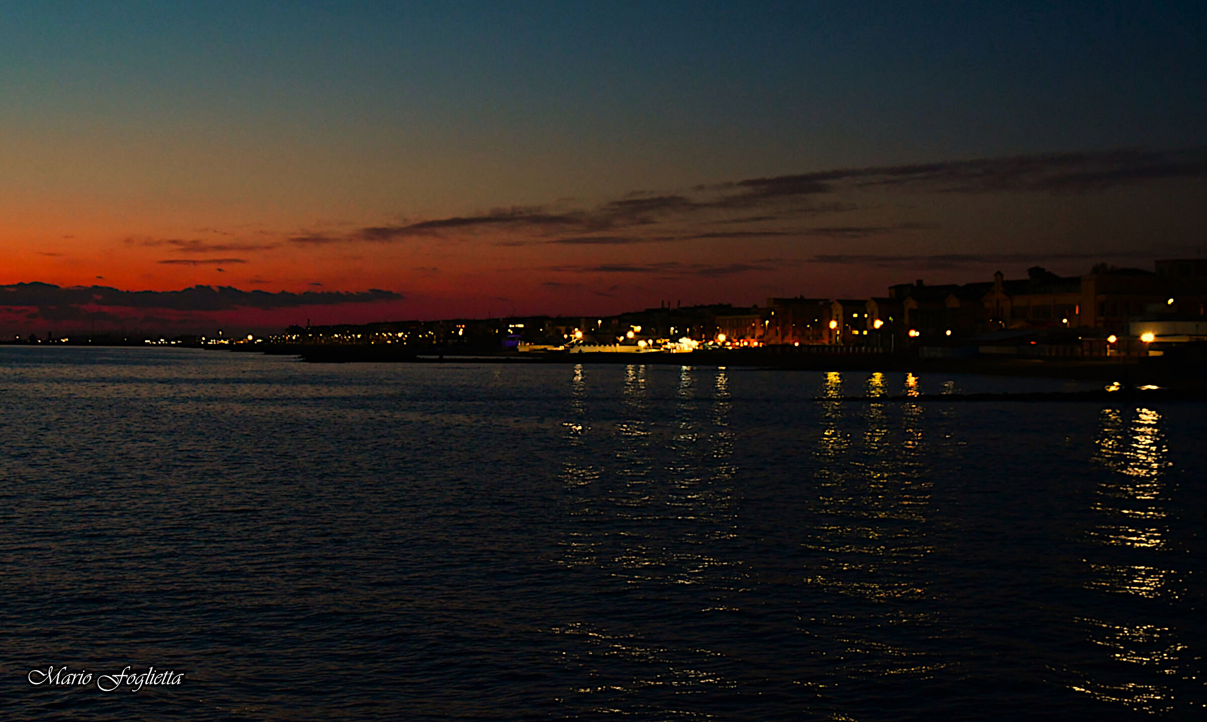 Down there where the sea glistens