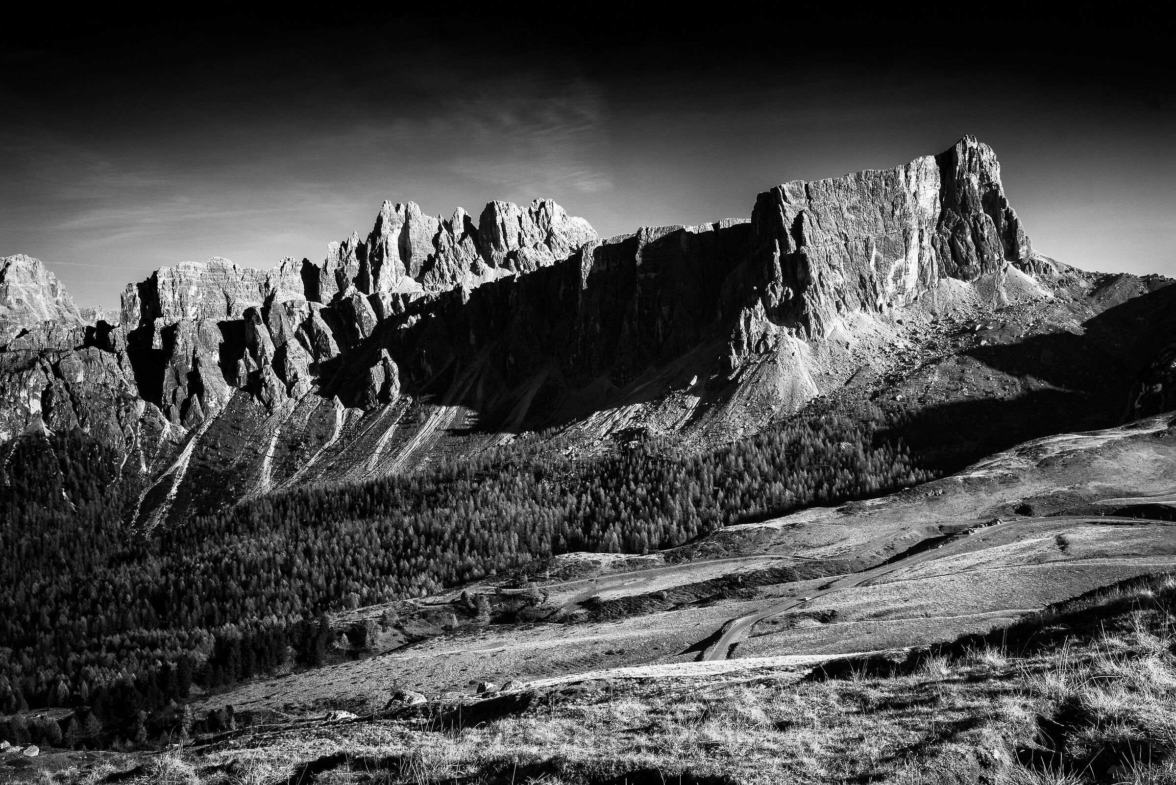 Vista dal passo Giau