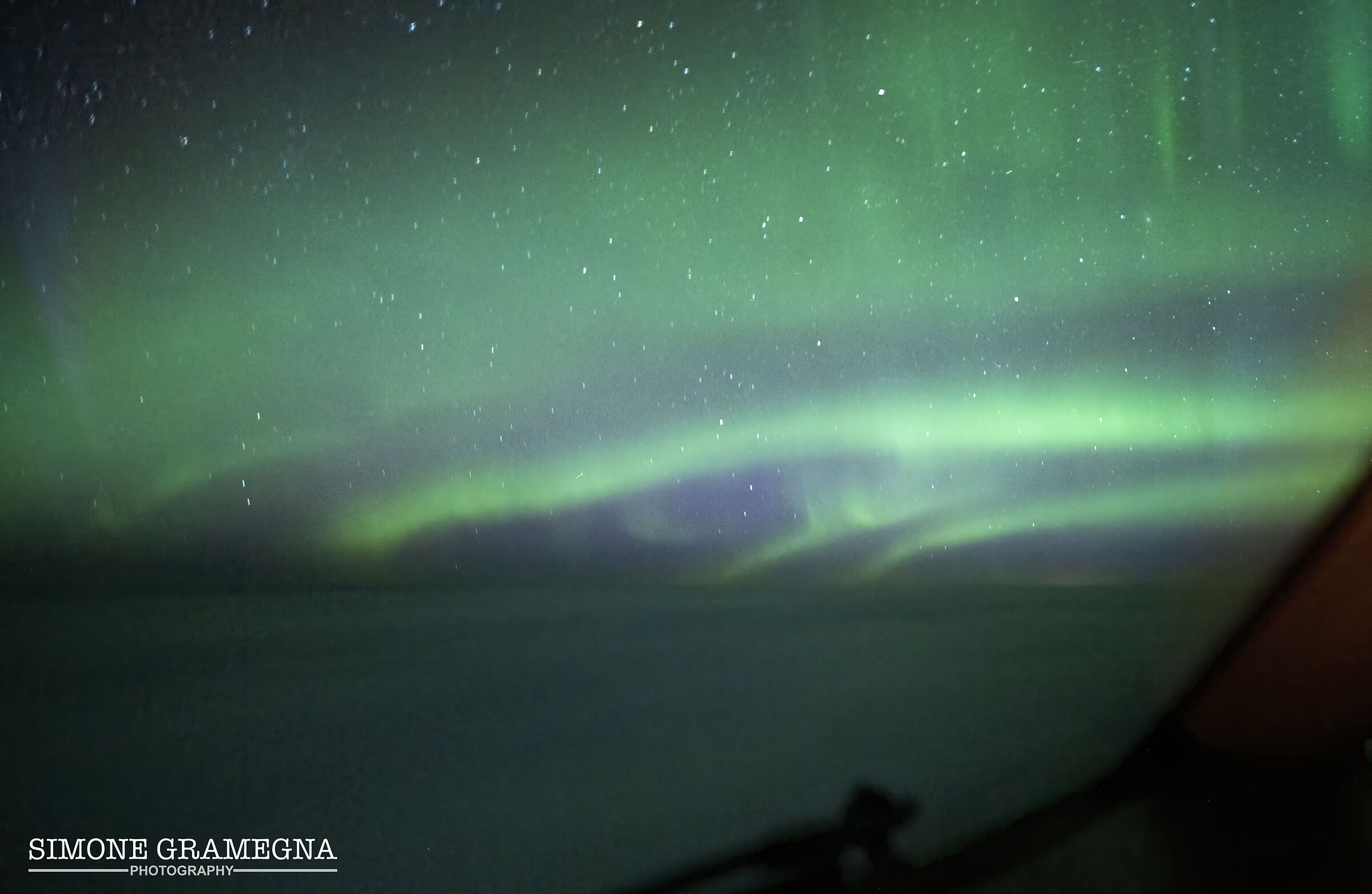 Aurora Boreale sull'Atlantico