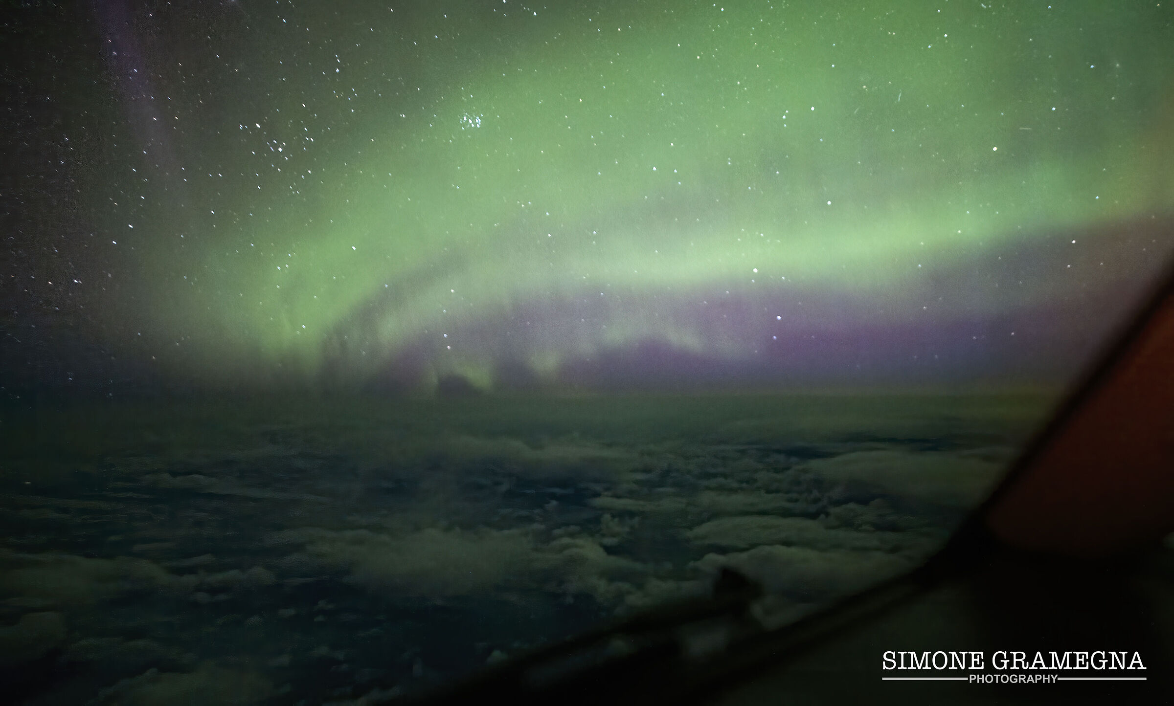 Aurora Boreale sull'Atlantico