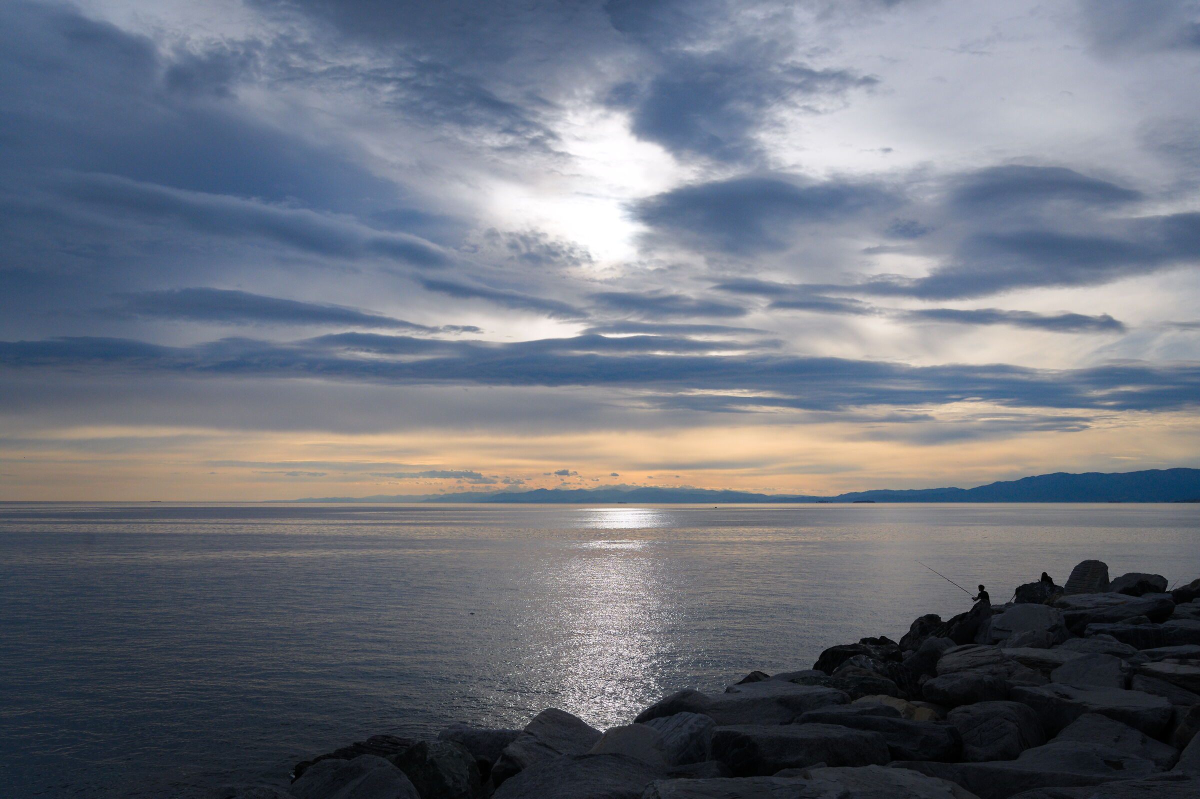 Looking at the sea