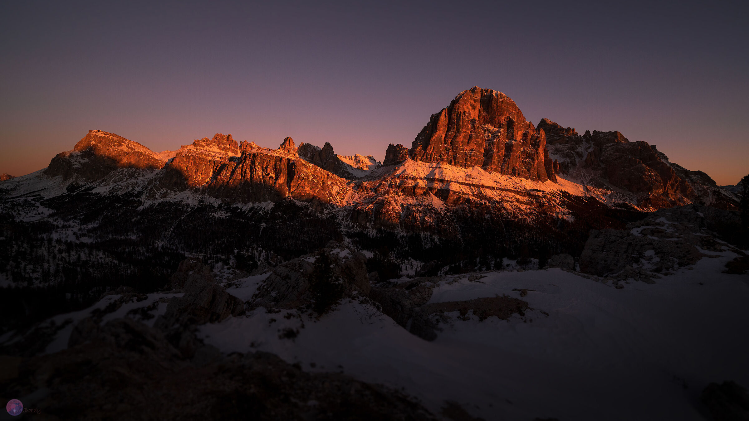 Lagazuoi, Col dei Bos, Rozes.