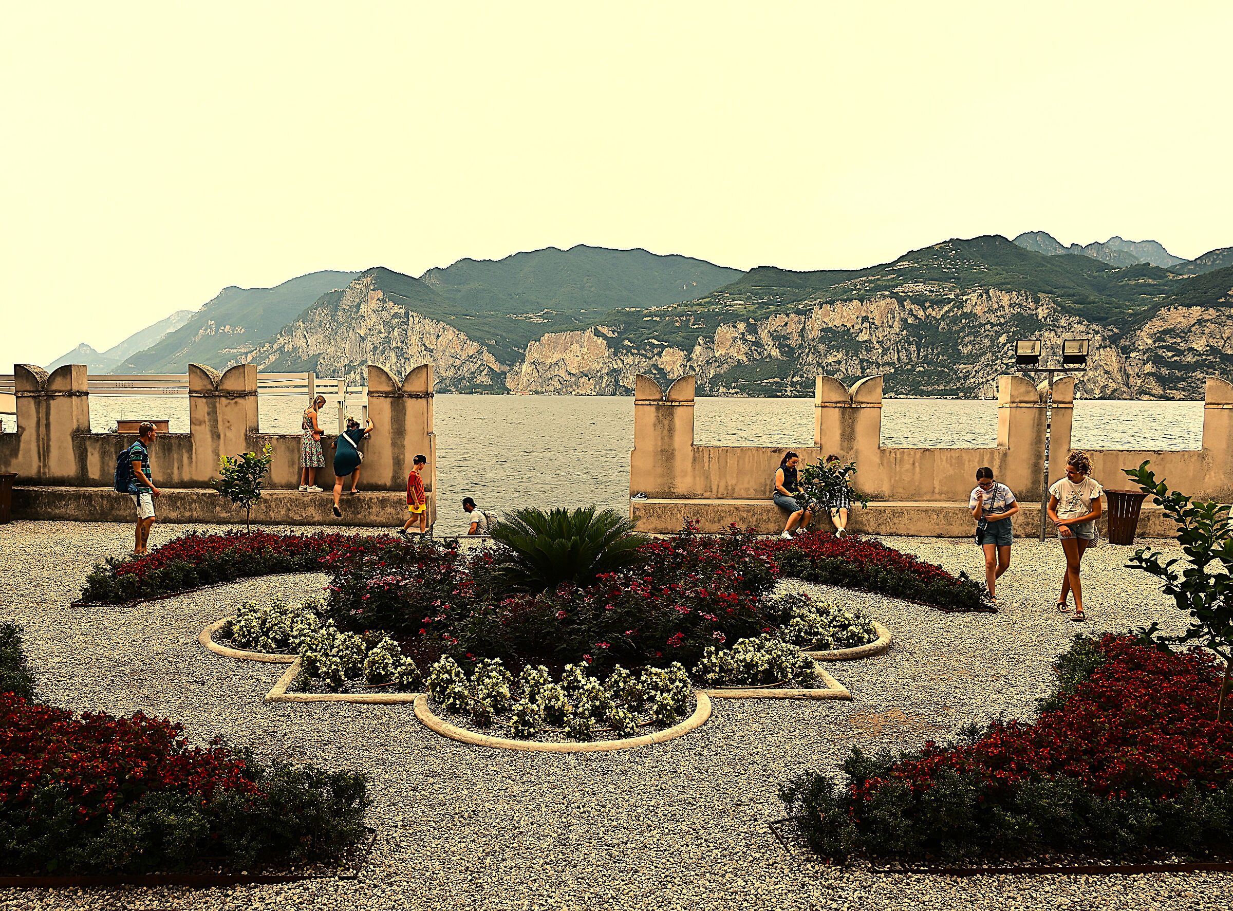 Public gardens in Malcesine.