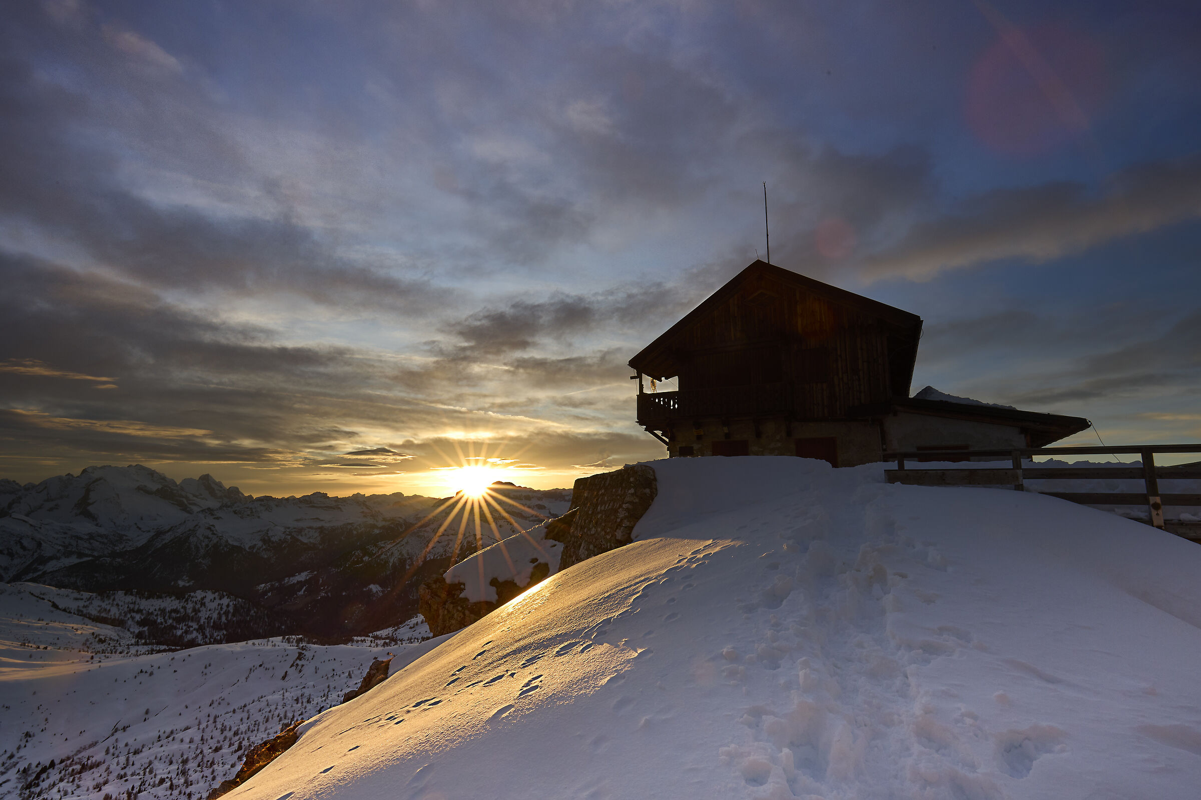Tramonto dal Rifugio Nuvolau