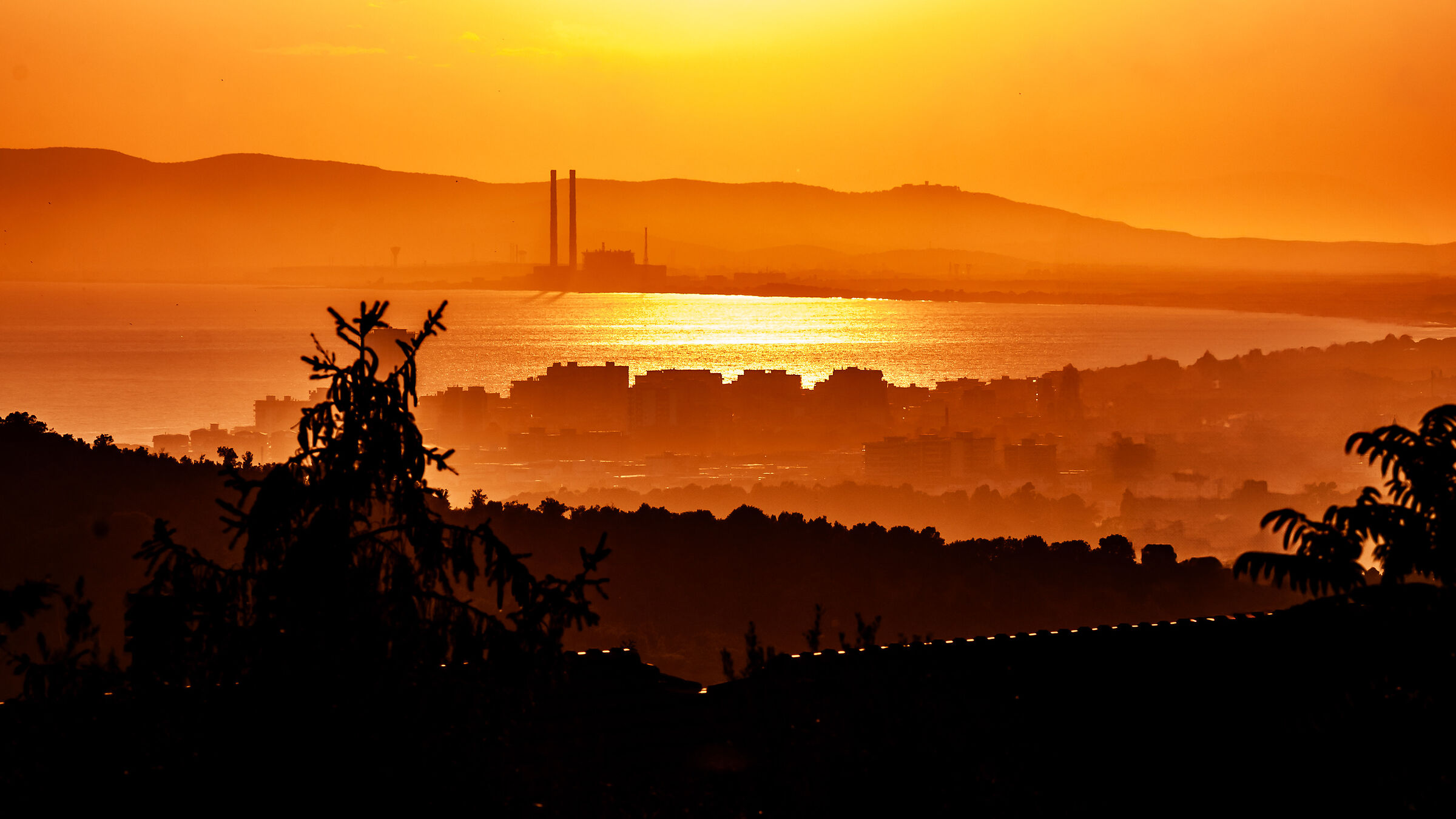 Tramonto su Follonica