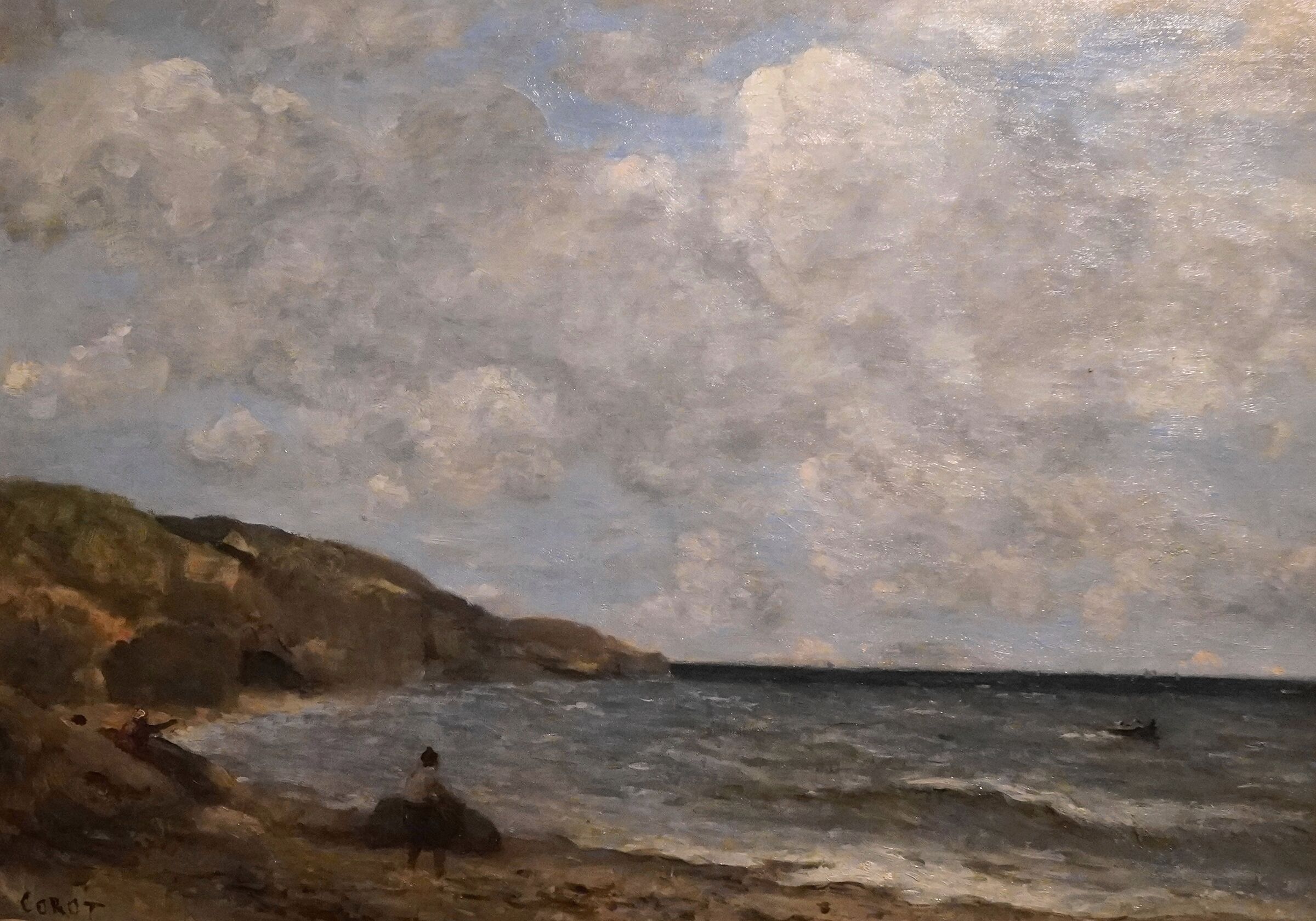 Corot - Una spiaggia in Normandia (1872/1874)