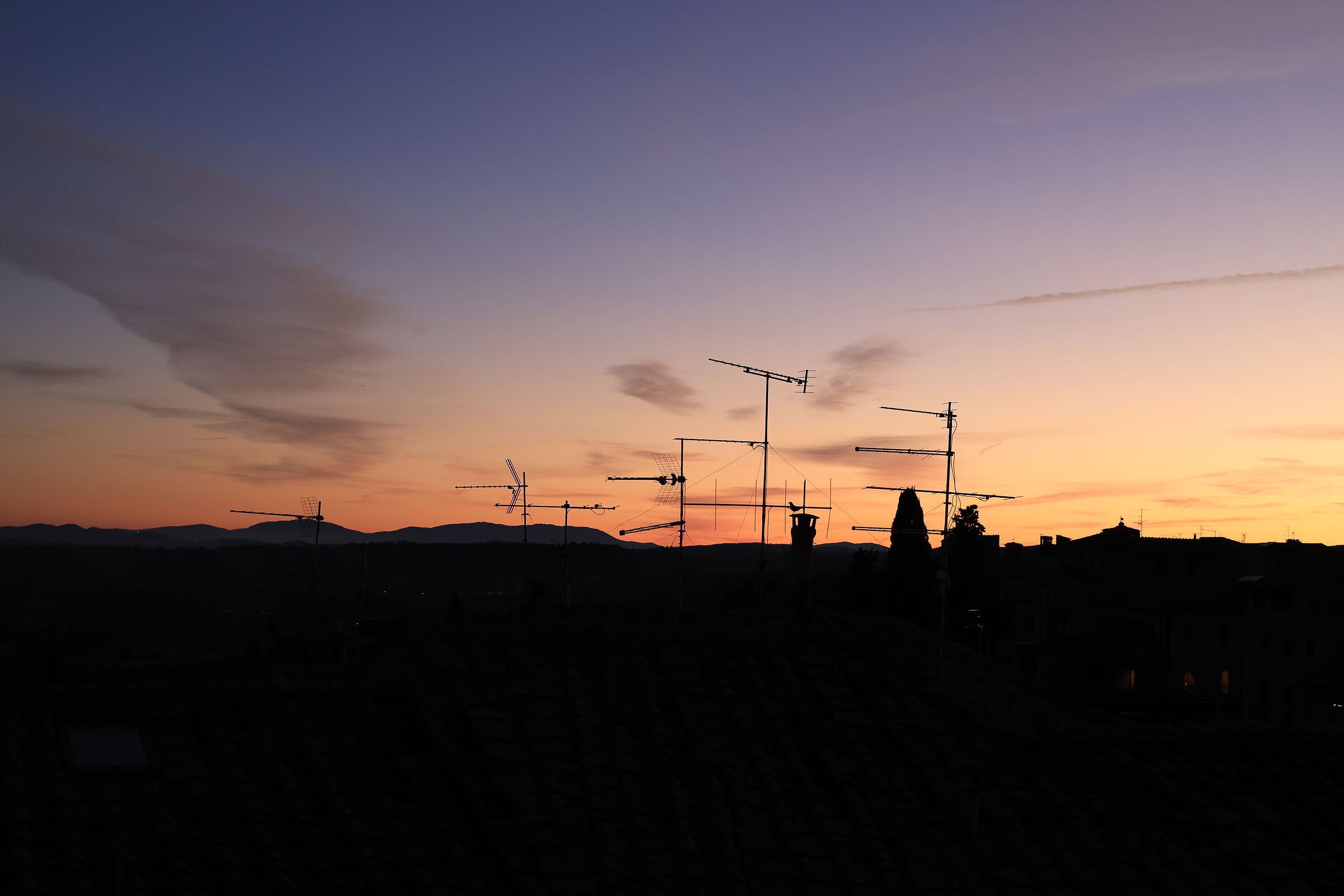 Tramonto a San Giminiano