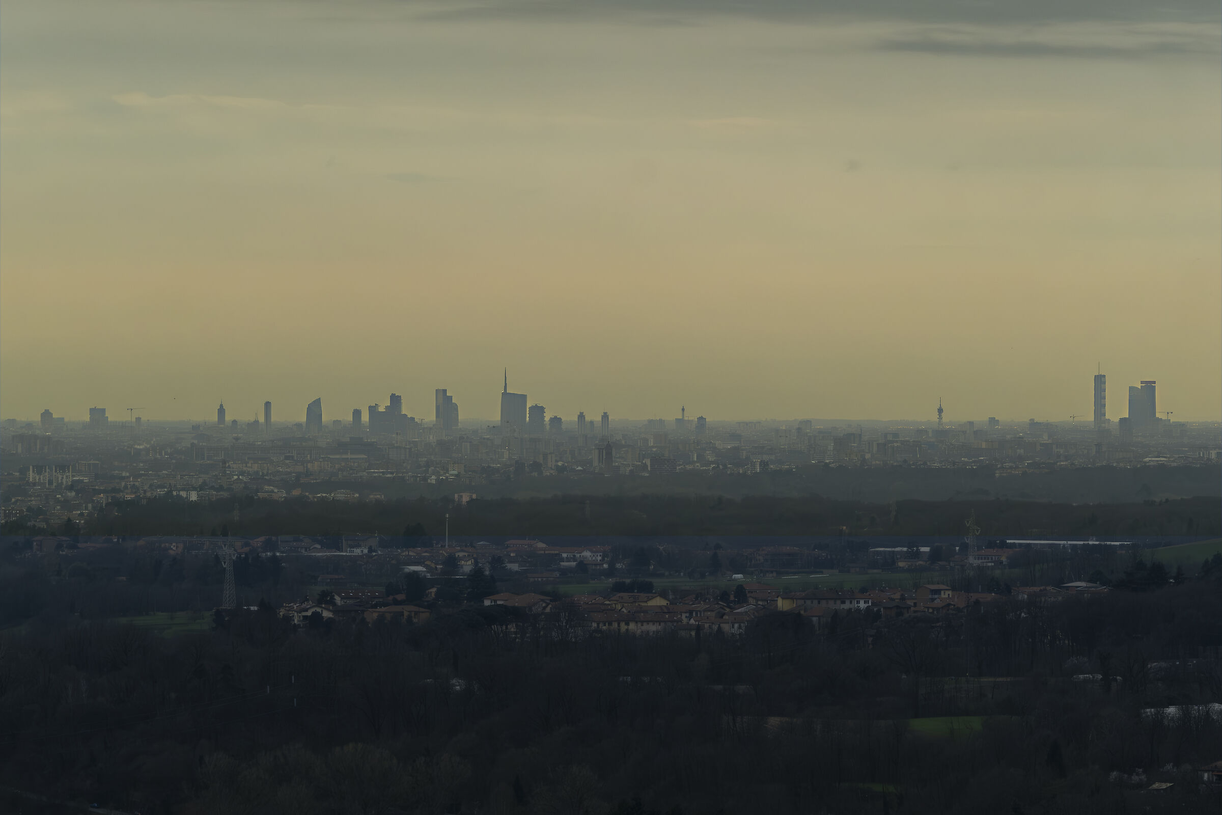 Alba sullo skyline