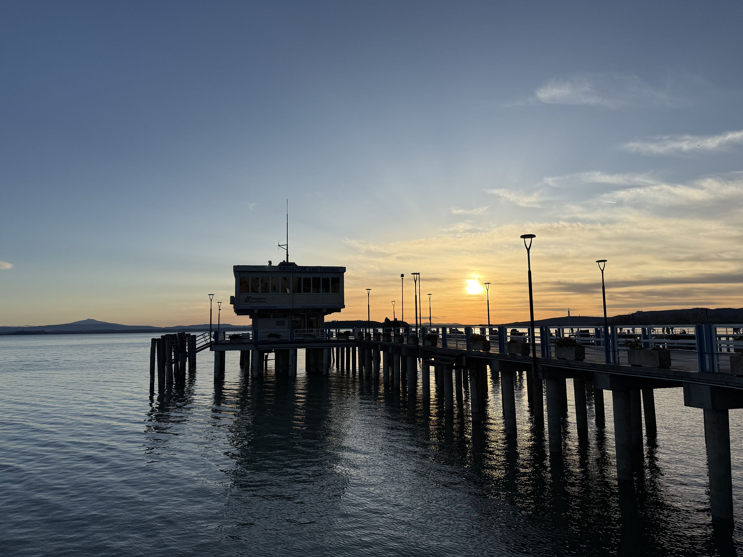 Sunset at Lake Trasimeno