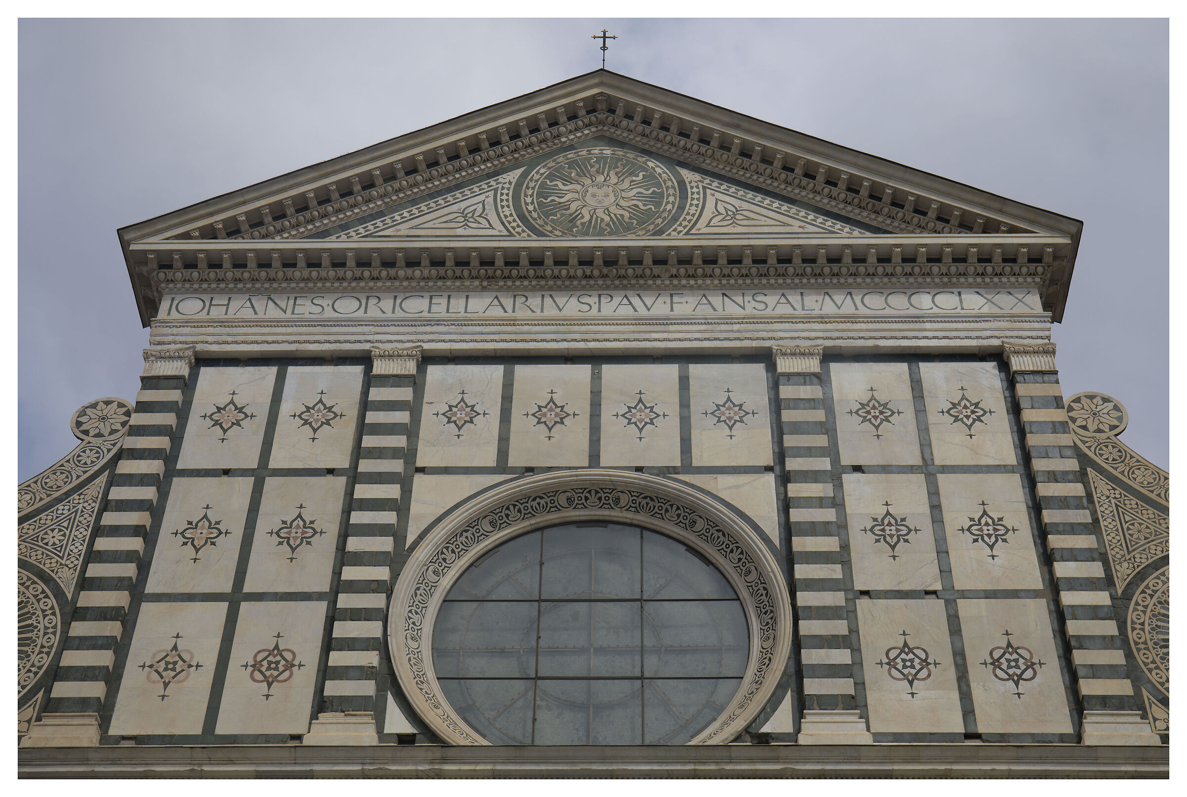 Santa Maria Novella - Particolare Facciata alta