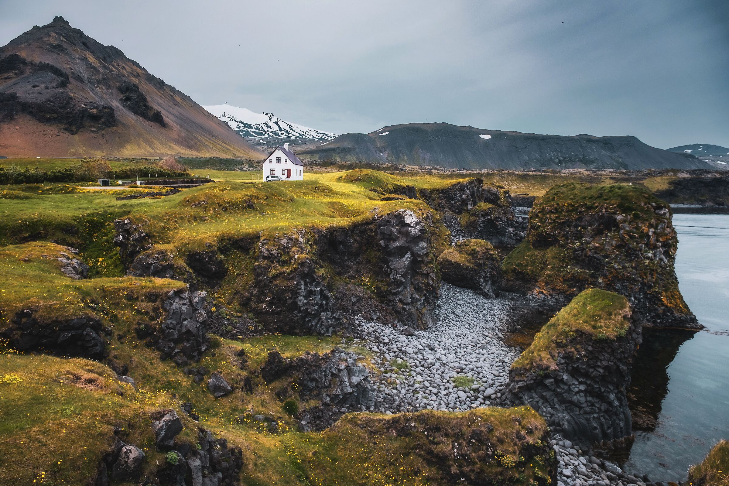 The white house - Arnarstapi